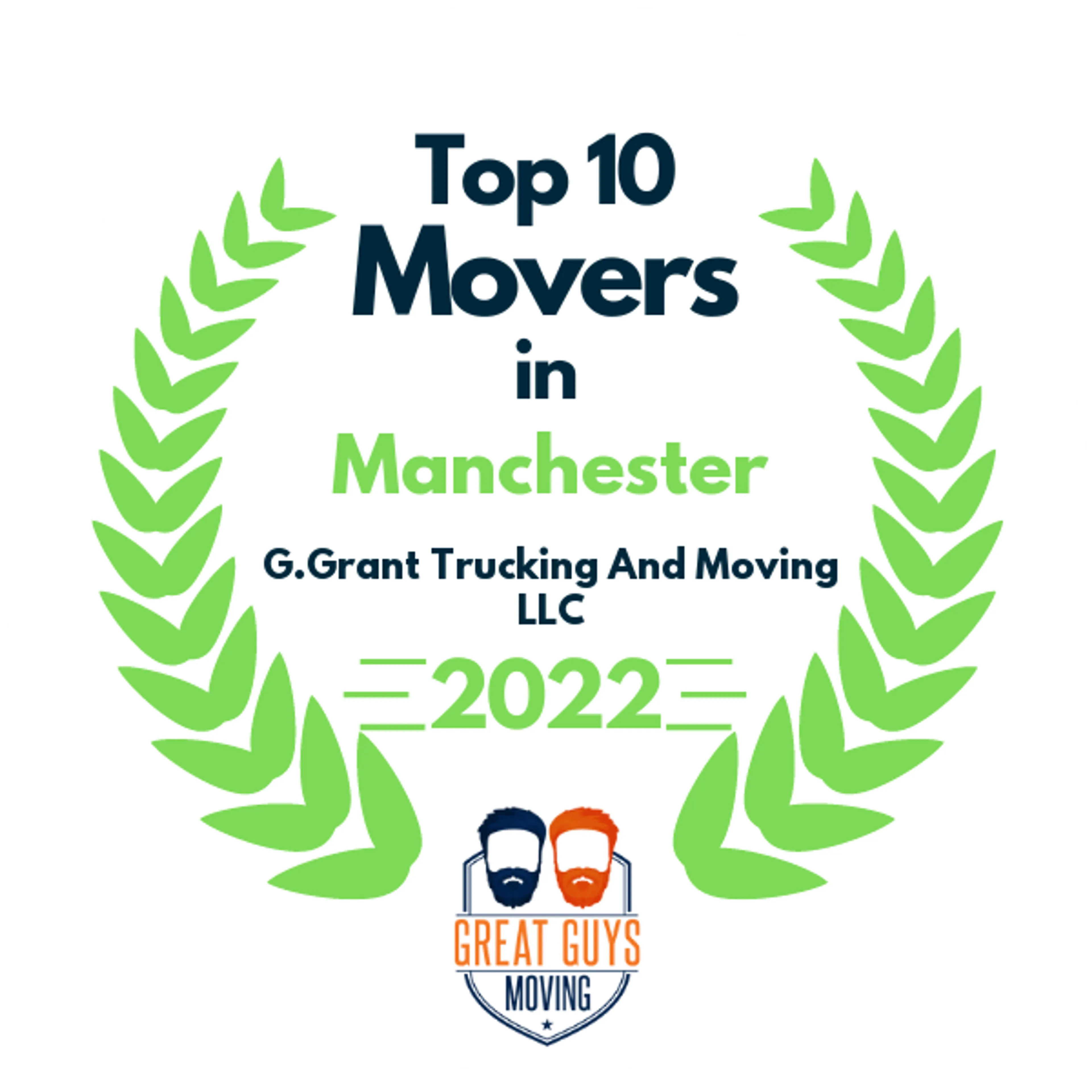 Top 10 Movers in Manchester, NH 2022 award