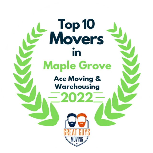 Top 10 Movers in St. Paul, MN 2022 award