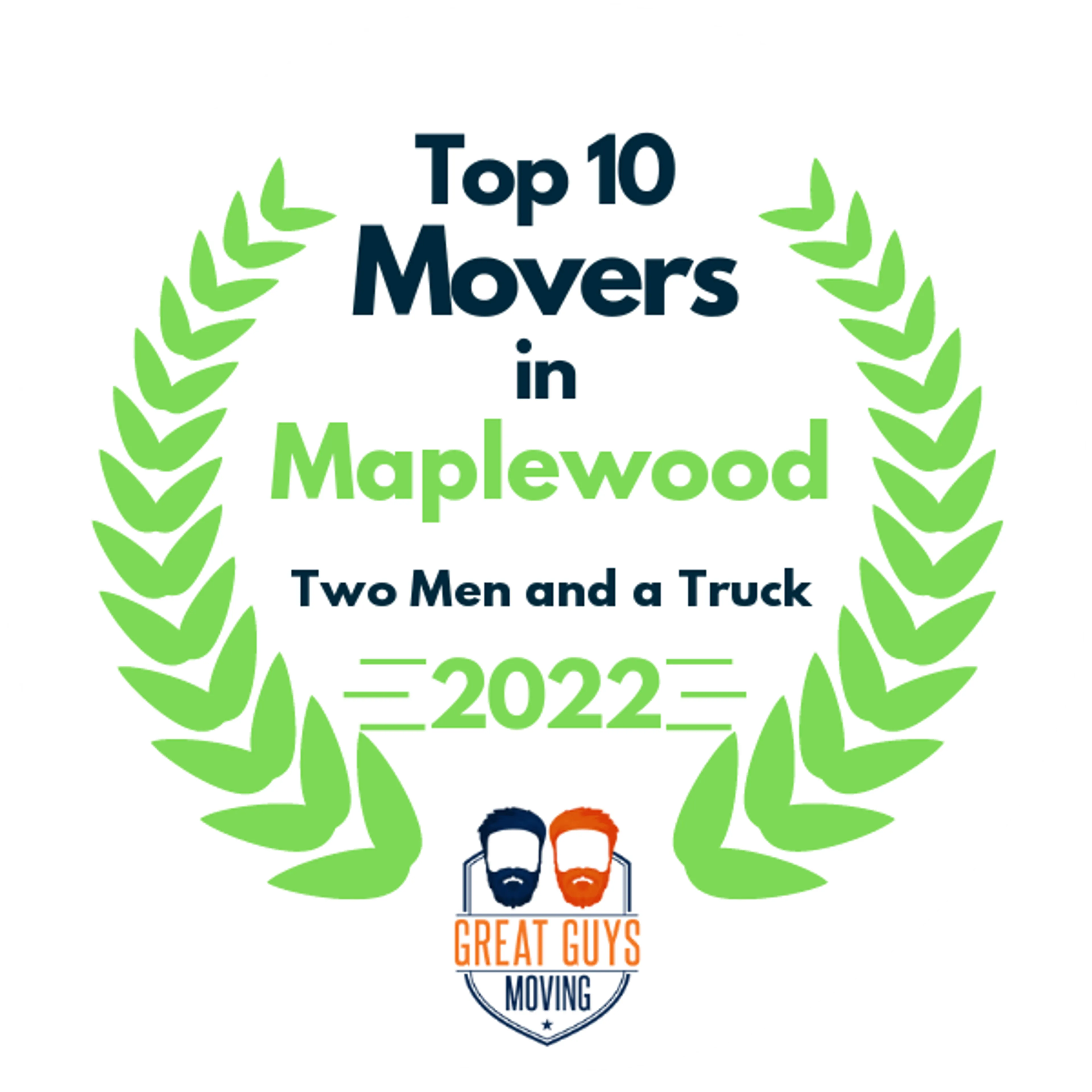 Top 10 Movers in Woodbury, MN 2022 award