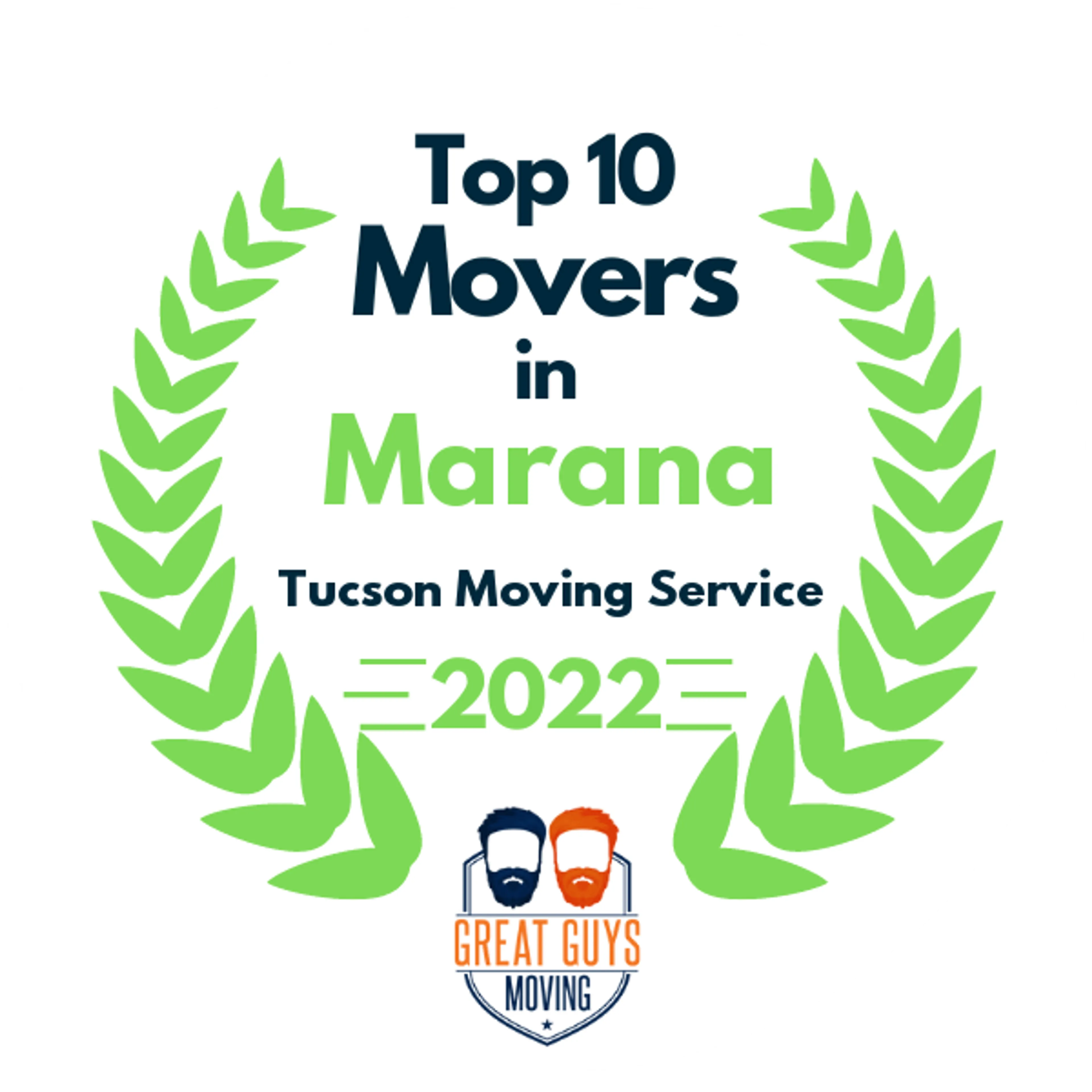 Top 10 Movers in Tucson, AZ 2022 award