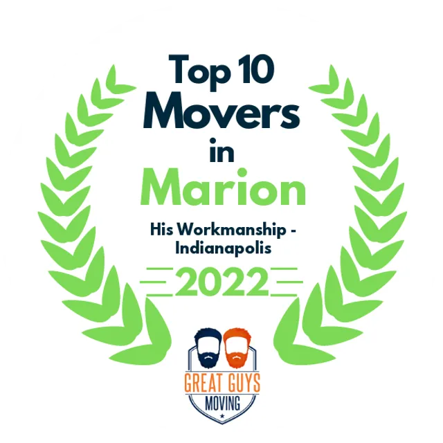 Top 10 Movers in Indianapolis, IN 2022 award