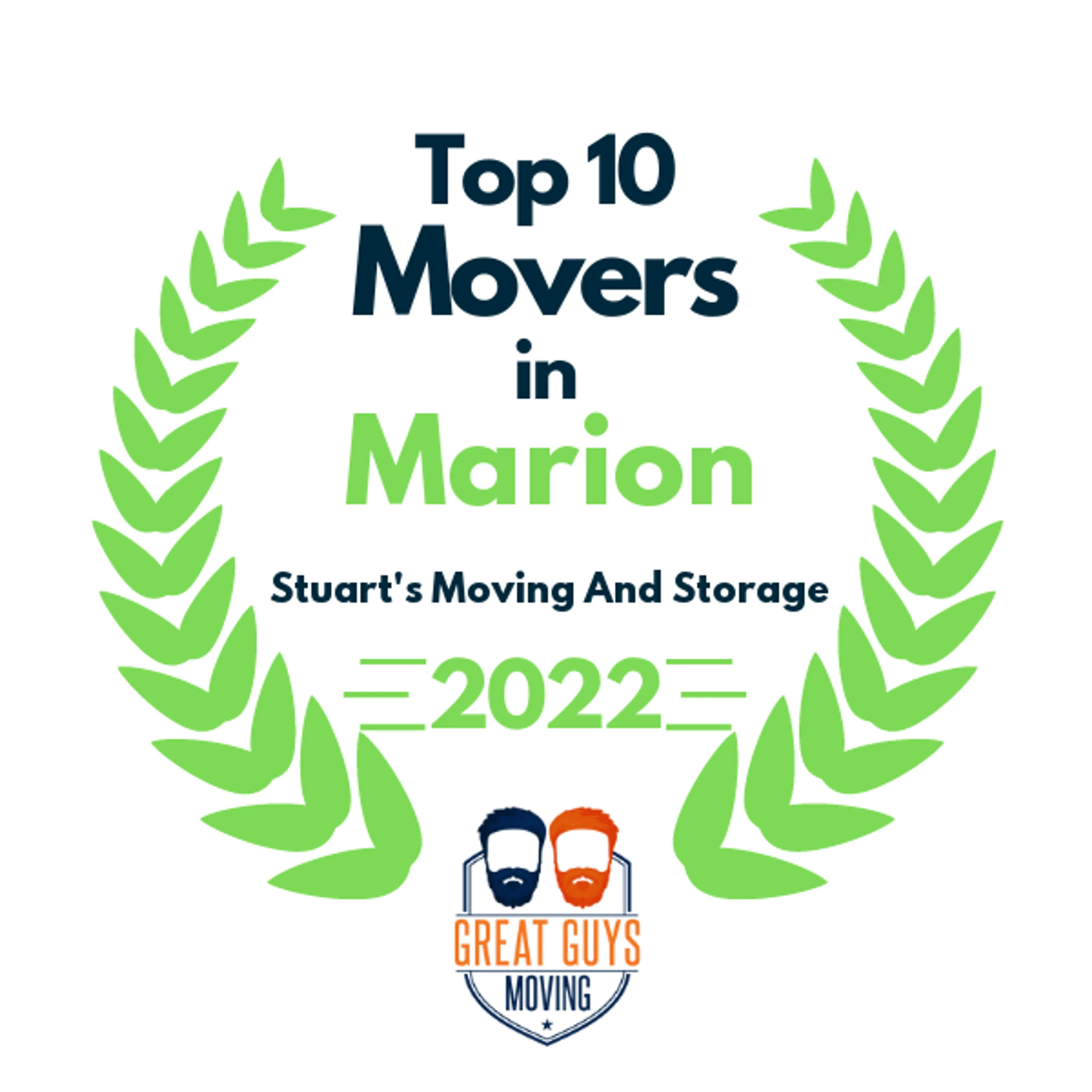 Top 10 Movers in Indianapolis, IN 2022 award