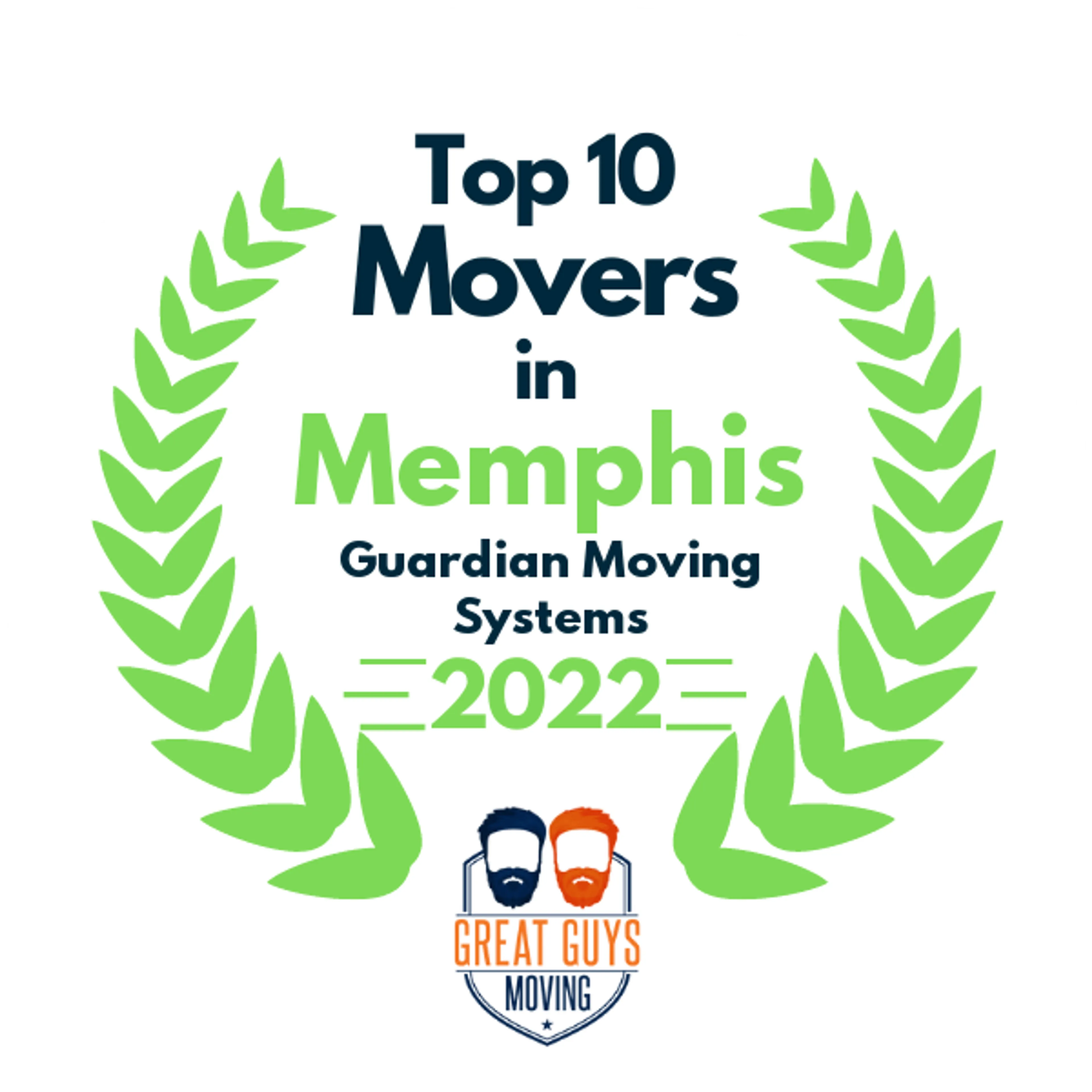 Top 10 Movers in Memphis, TN 2022 award