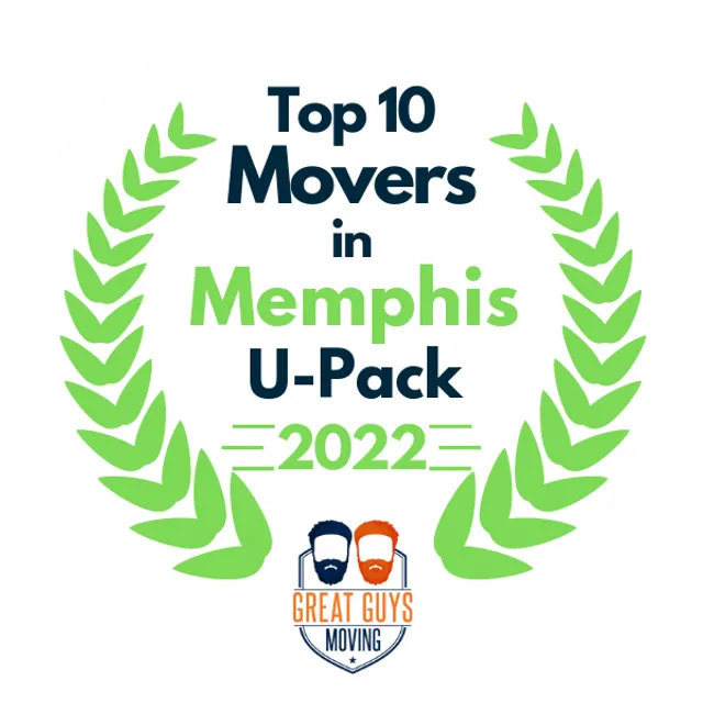 Top 10 Movers in Memphis, TN 2022 award