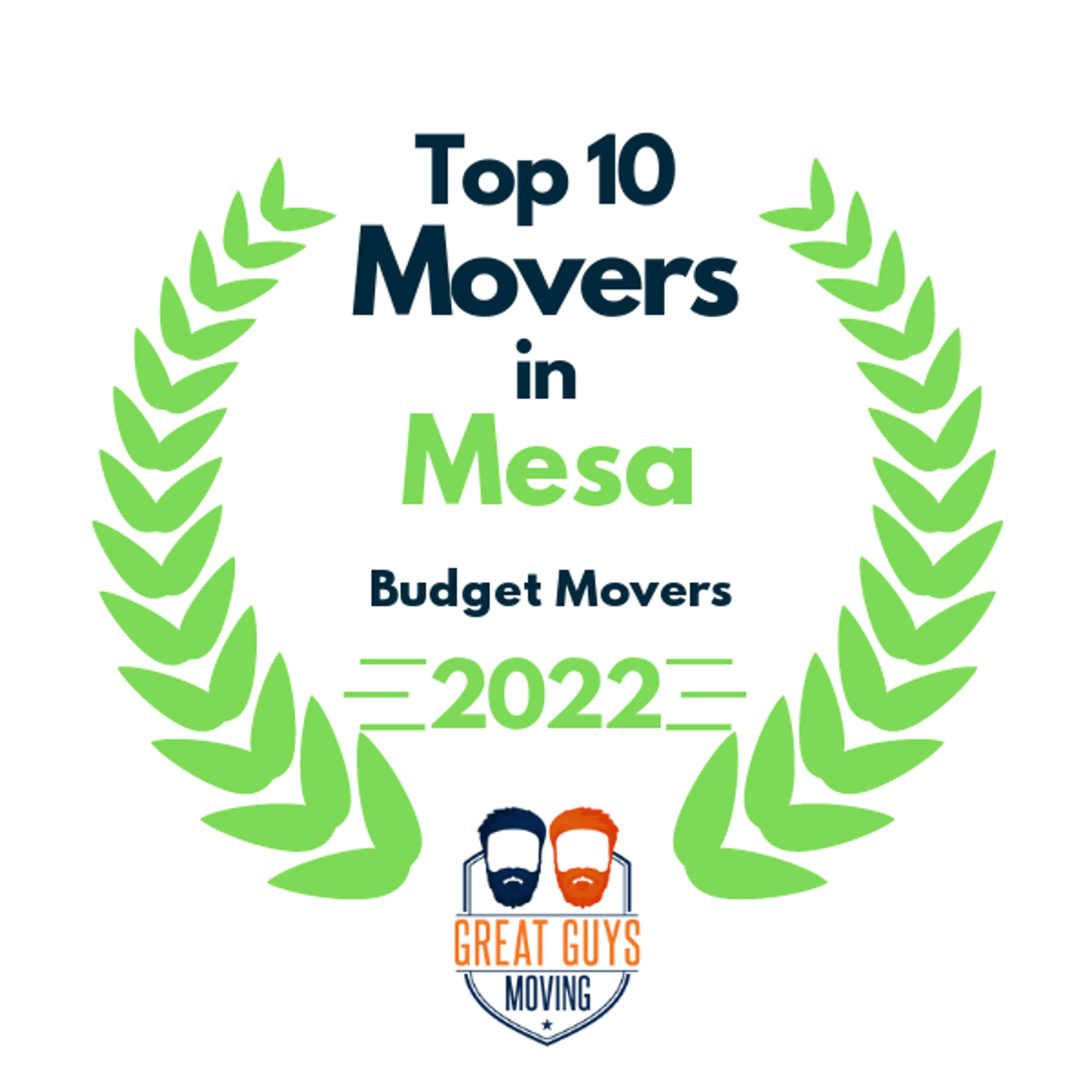 Top 10 Movers in Phoenix, AZ 2022 award