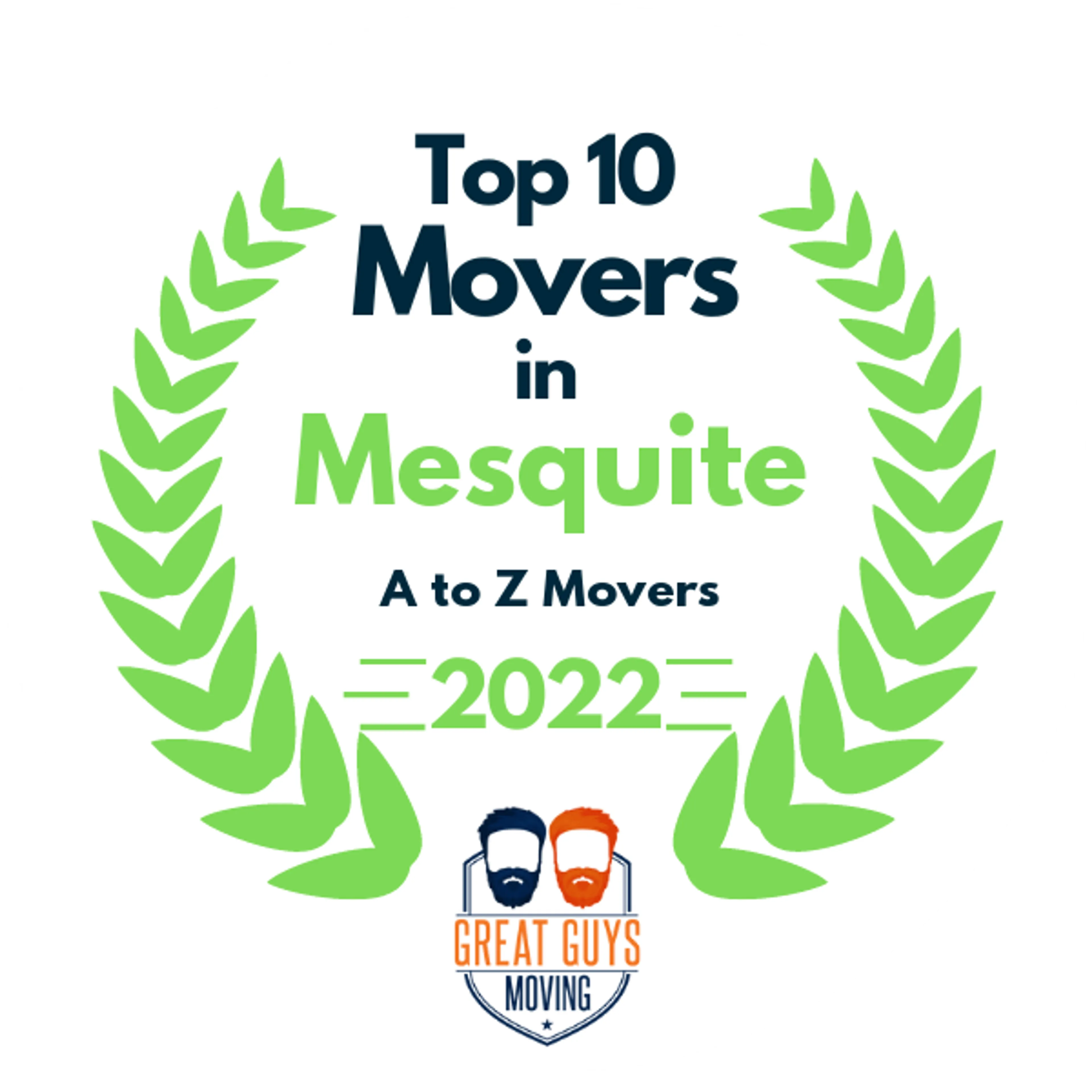 Top 10 Movers in Mesquite, TX 2022 award
