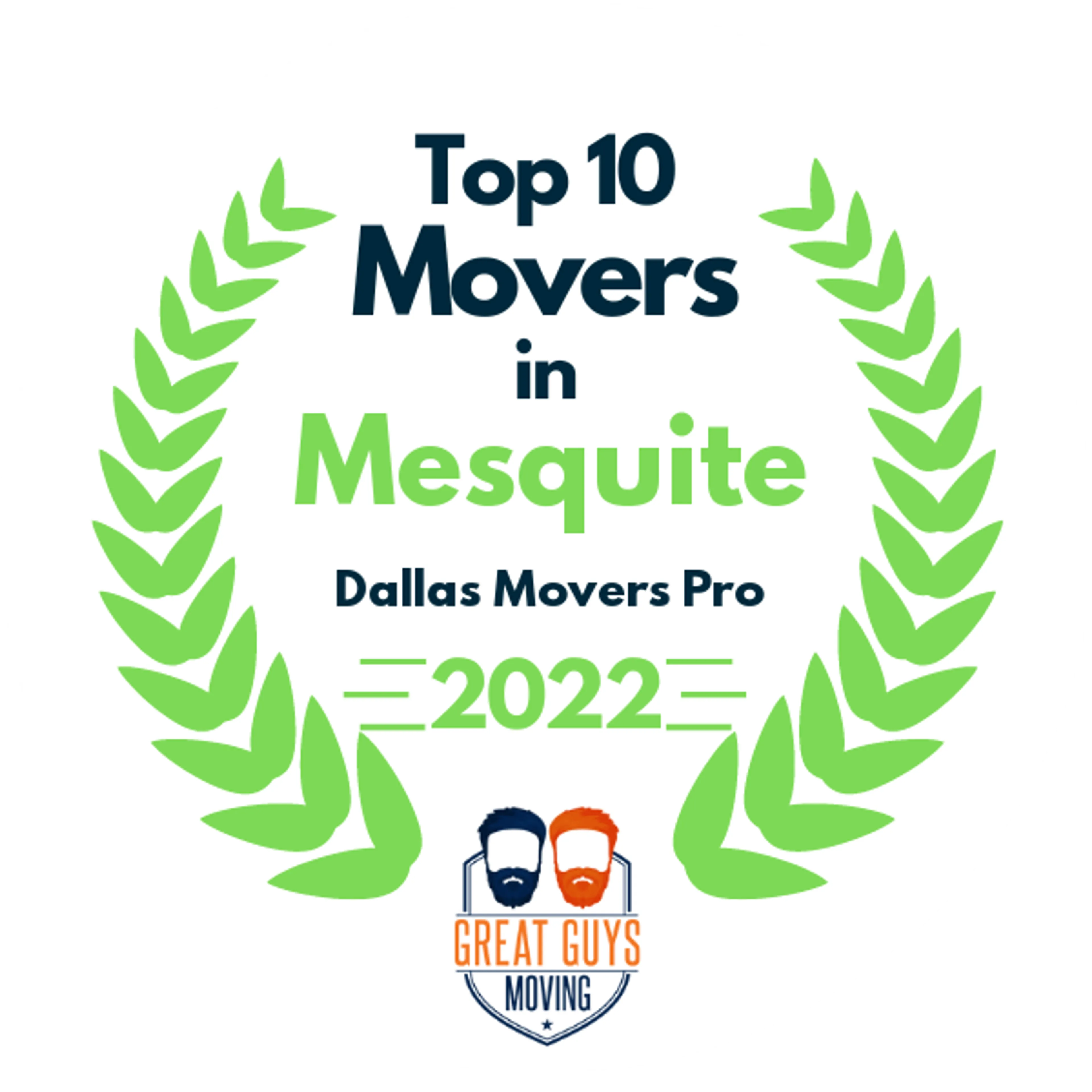 Top 10 Movers in Dallas, TX 2022 award
