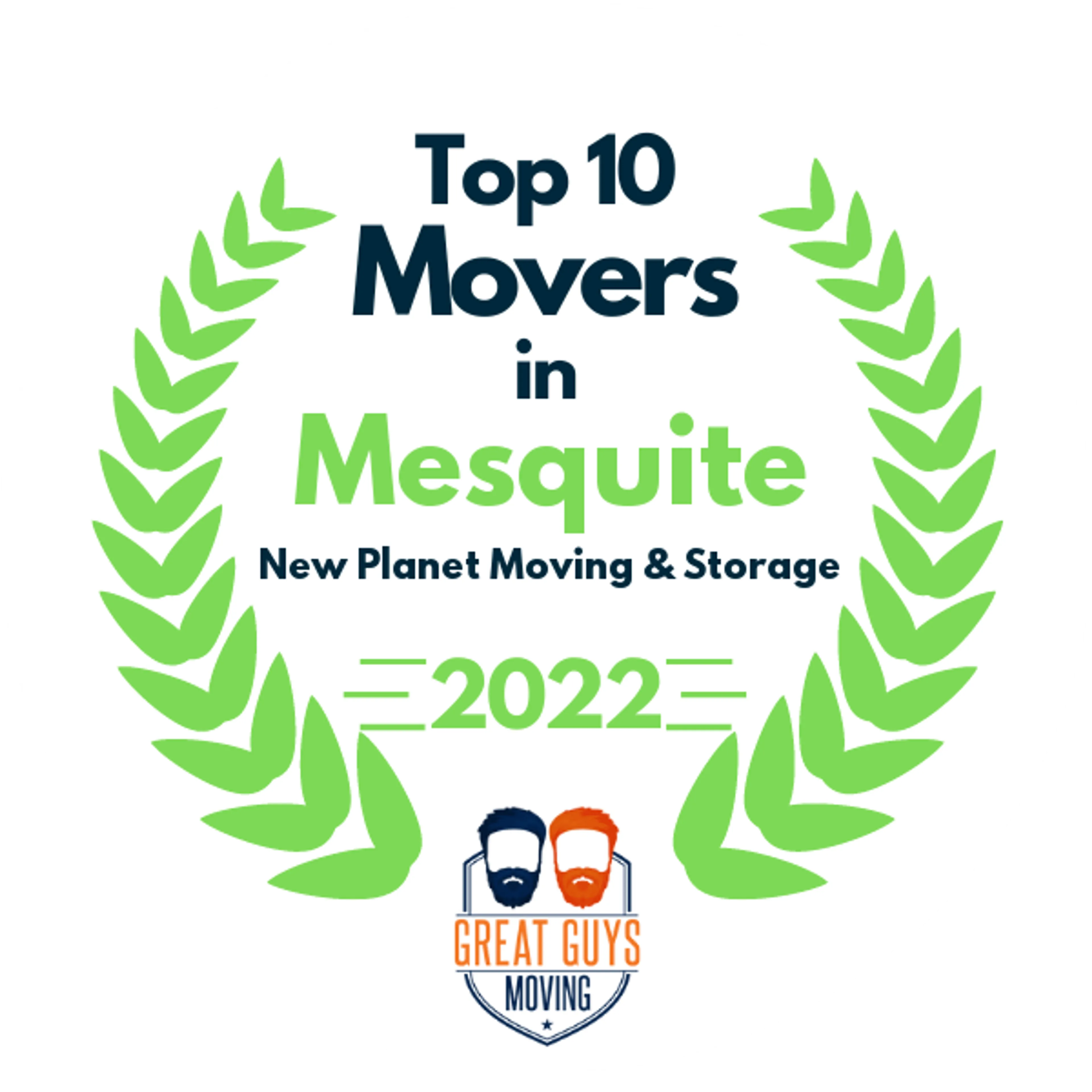Top 10 Movers in Las Vegas, NV 2022 award