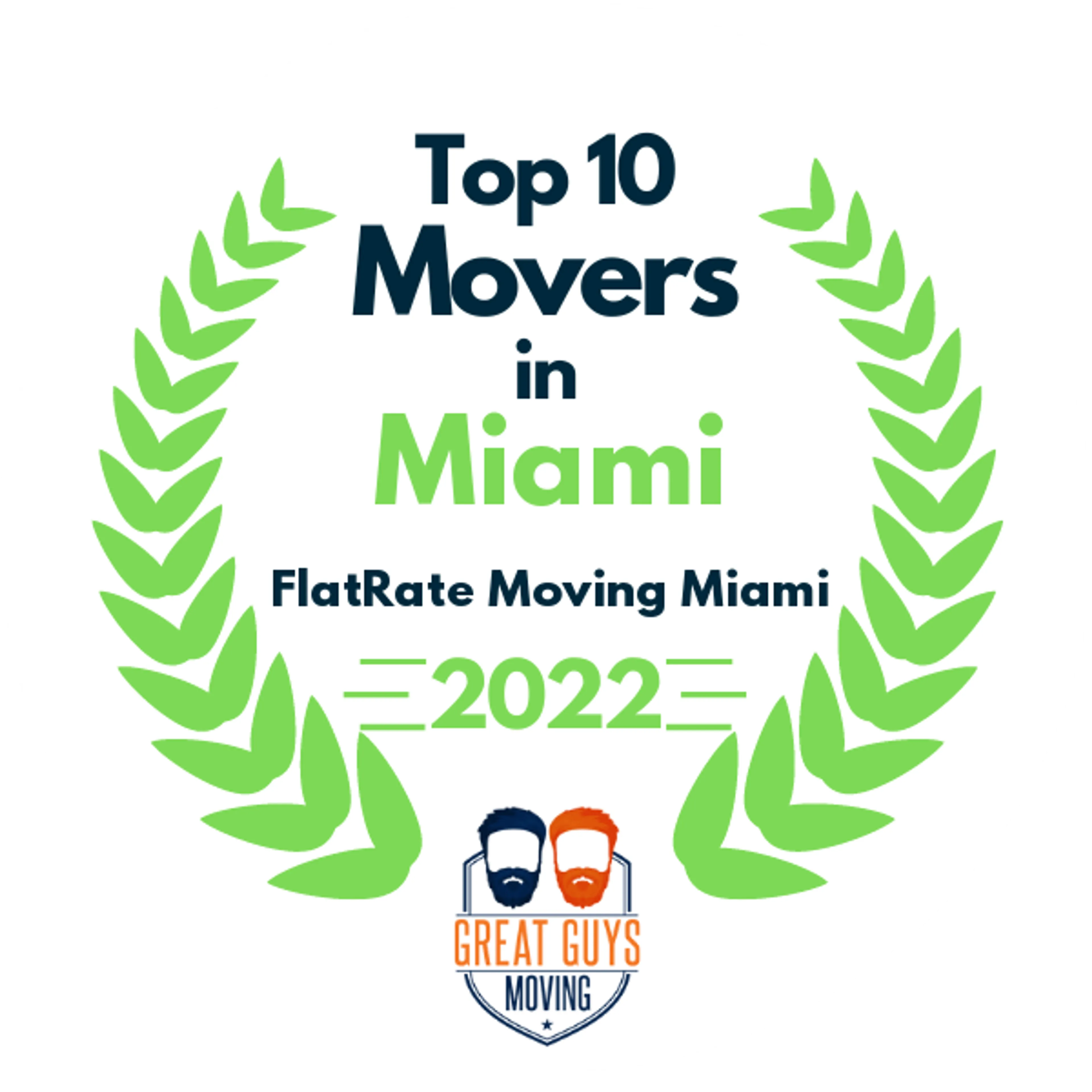 Top 10 Movers in Miami, FL 2022 award