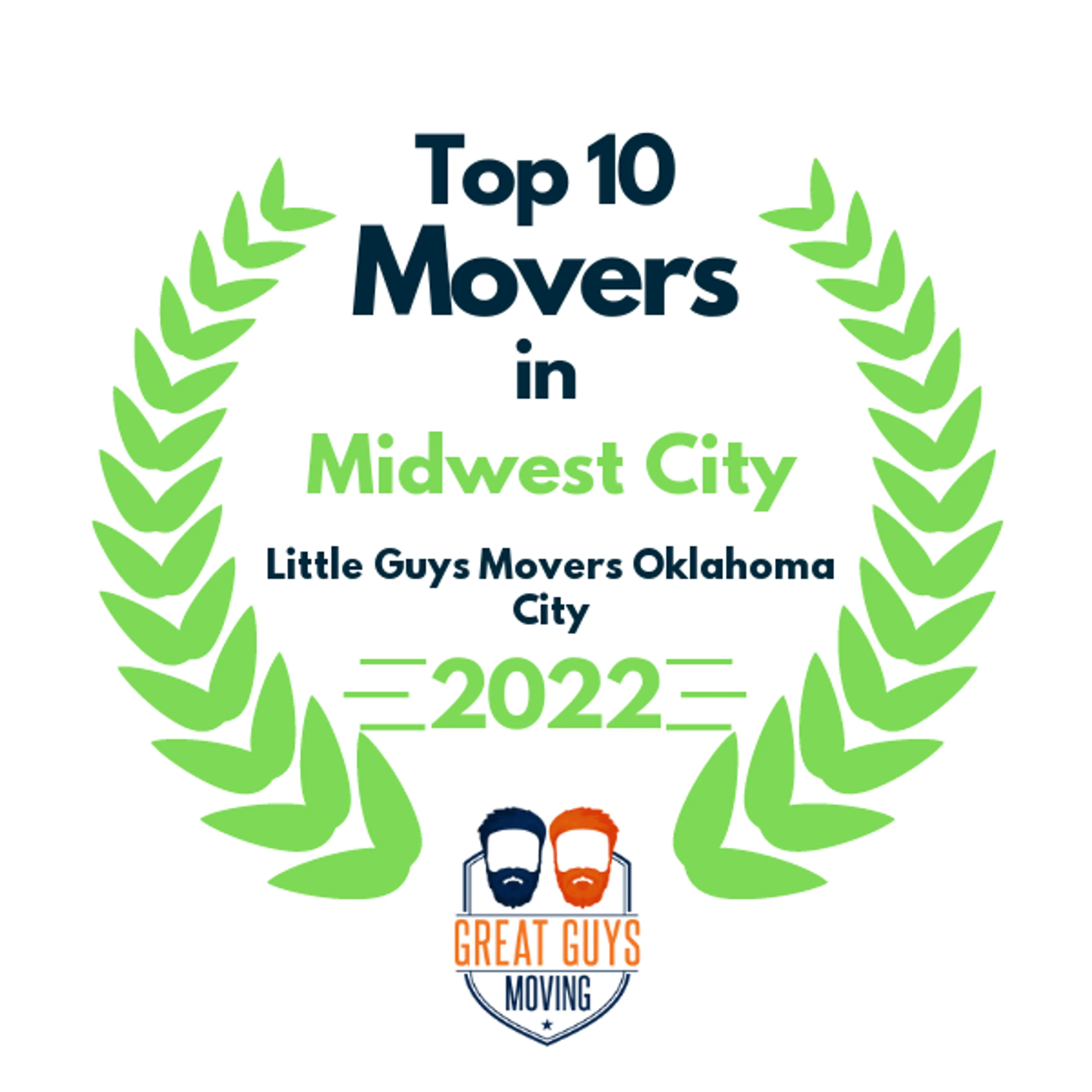 Top 10 Movers in Weatherford, OK 2022 award