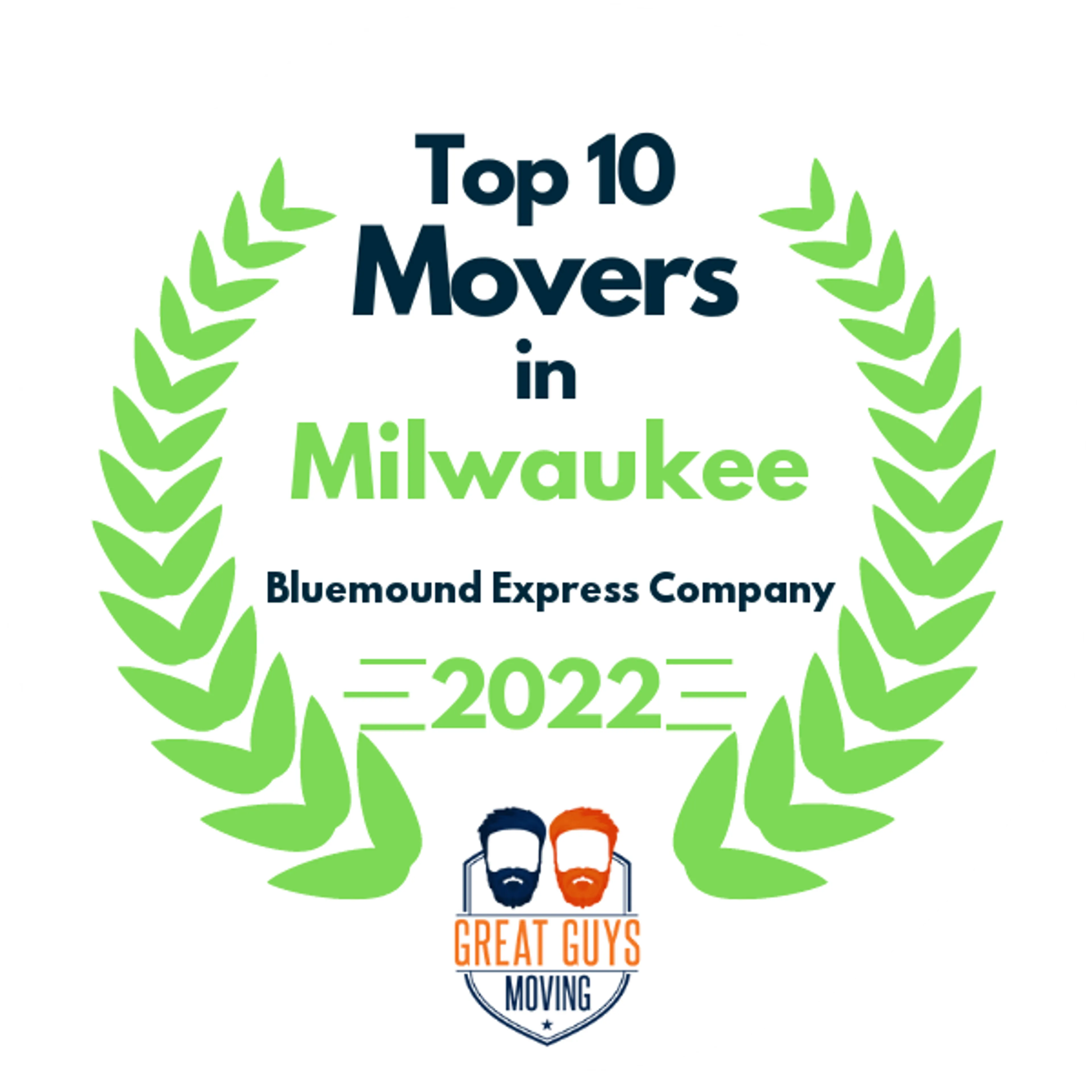 Top 10 Movers in Milwaukee, WI 2022 award