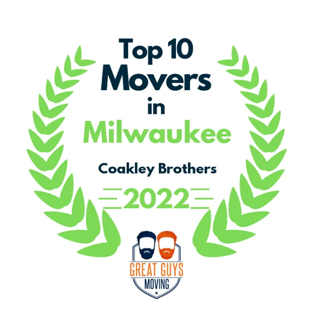 Top 10 Movers in Milwaukee, WI 2022 award