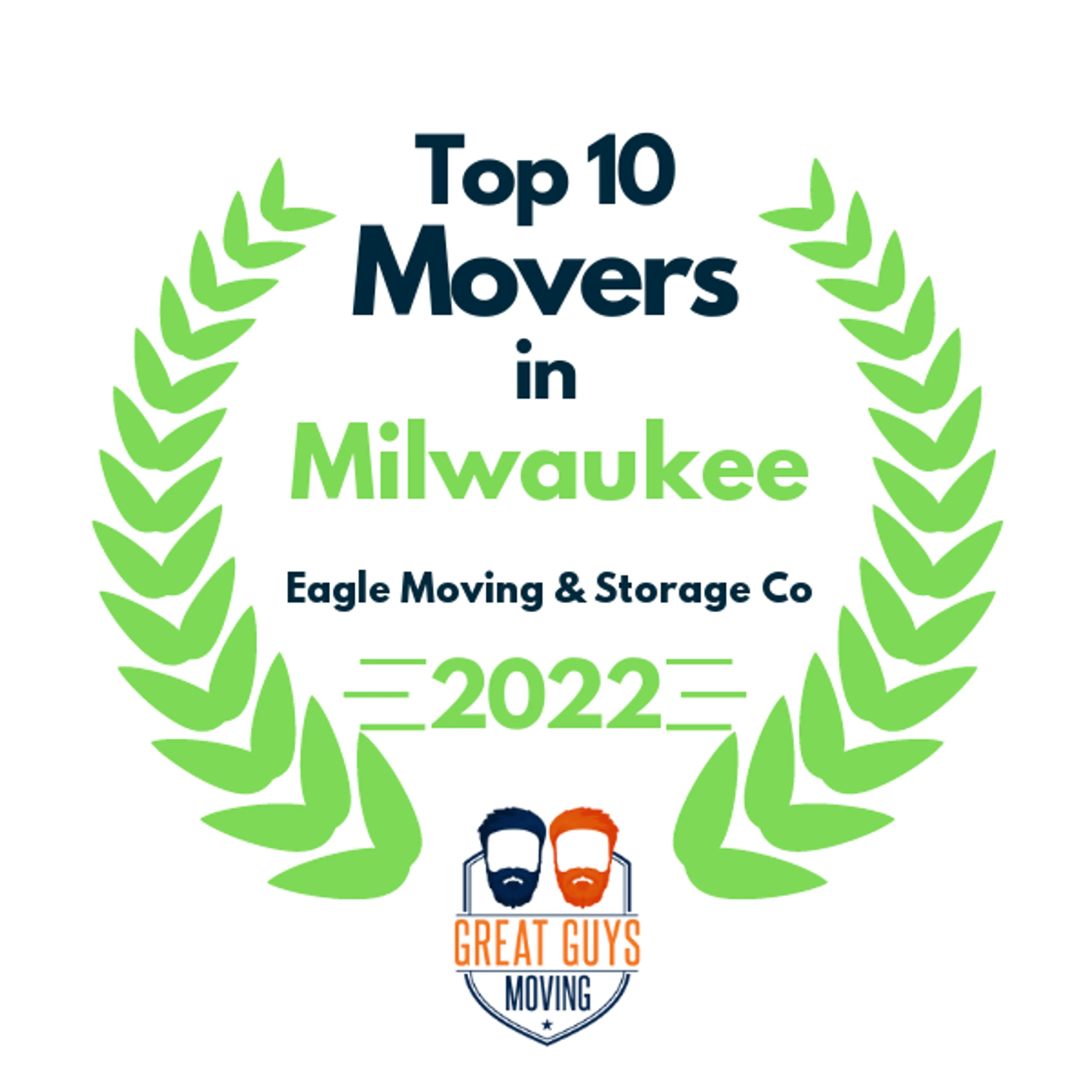 Top 10 Movers in Milwaukee, WI 2022 award