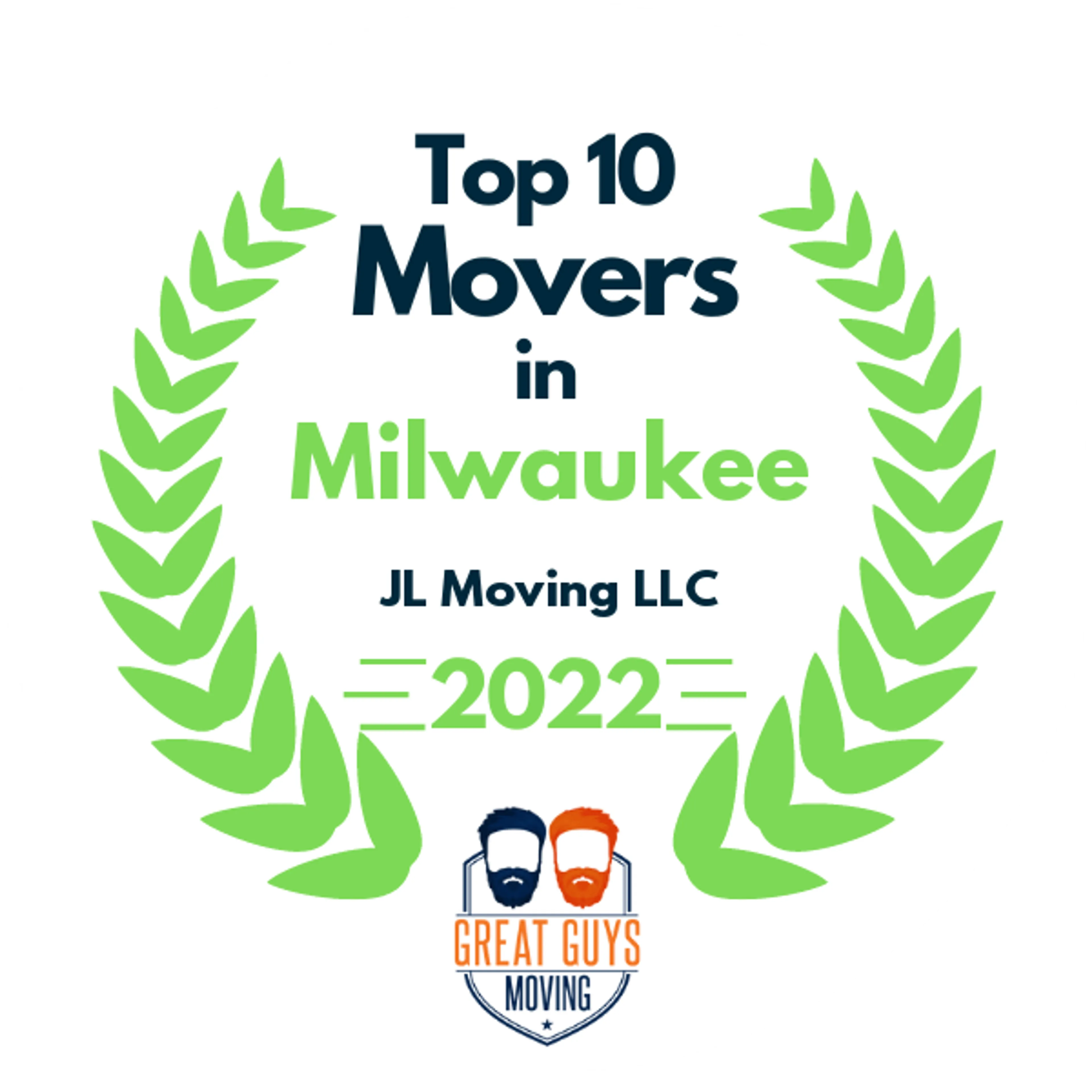 Top 10 Movers in Milwaukee, WI 2022 award