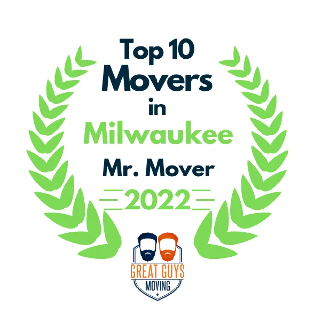 Top 10 Movers in Milwaukee, WI 2022 award