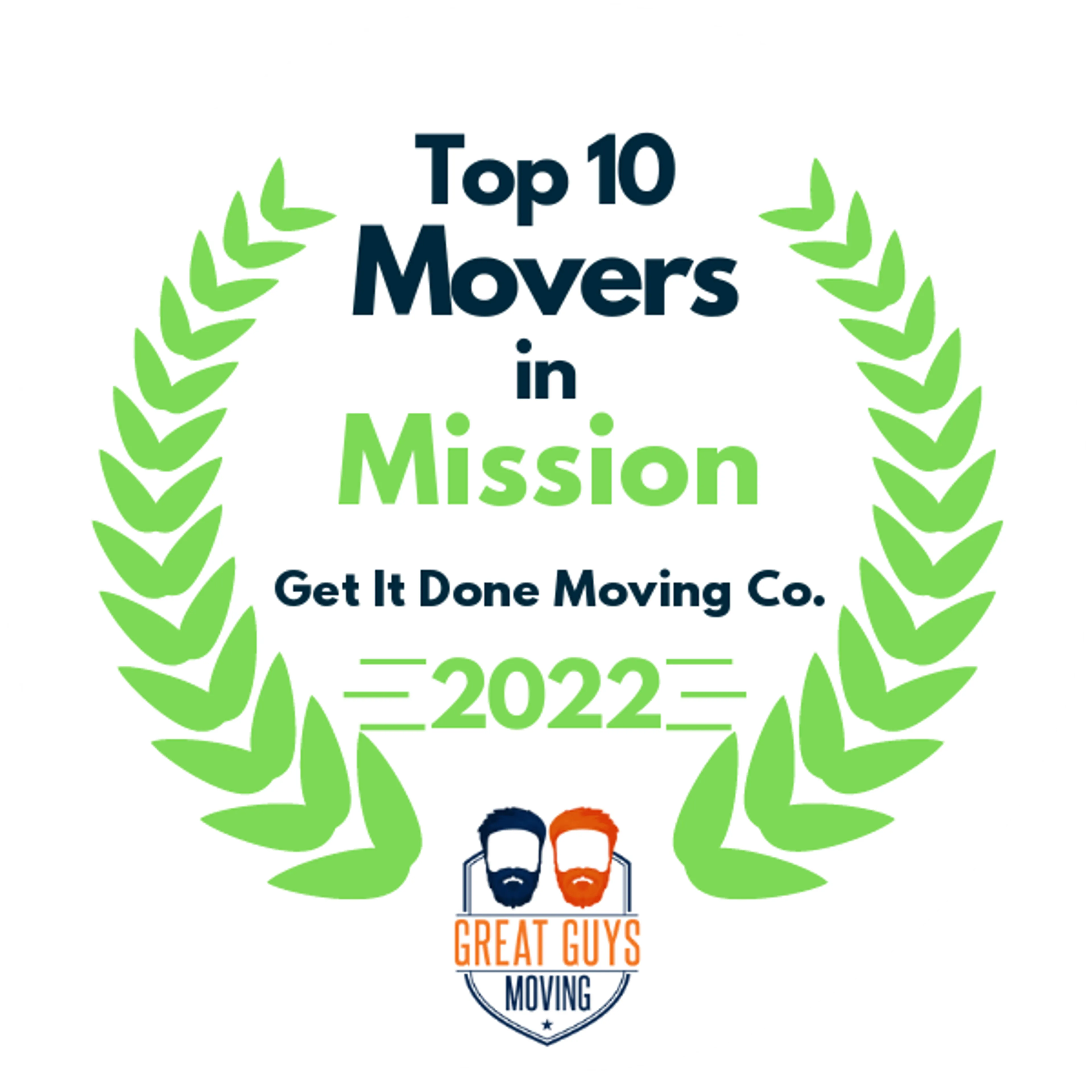 Top 10 Movers in San Antonio, TX 2022 award