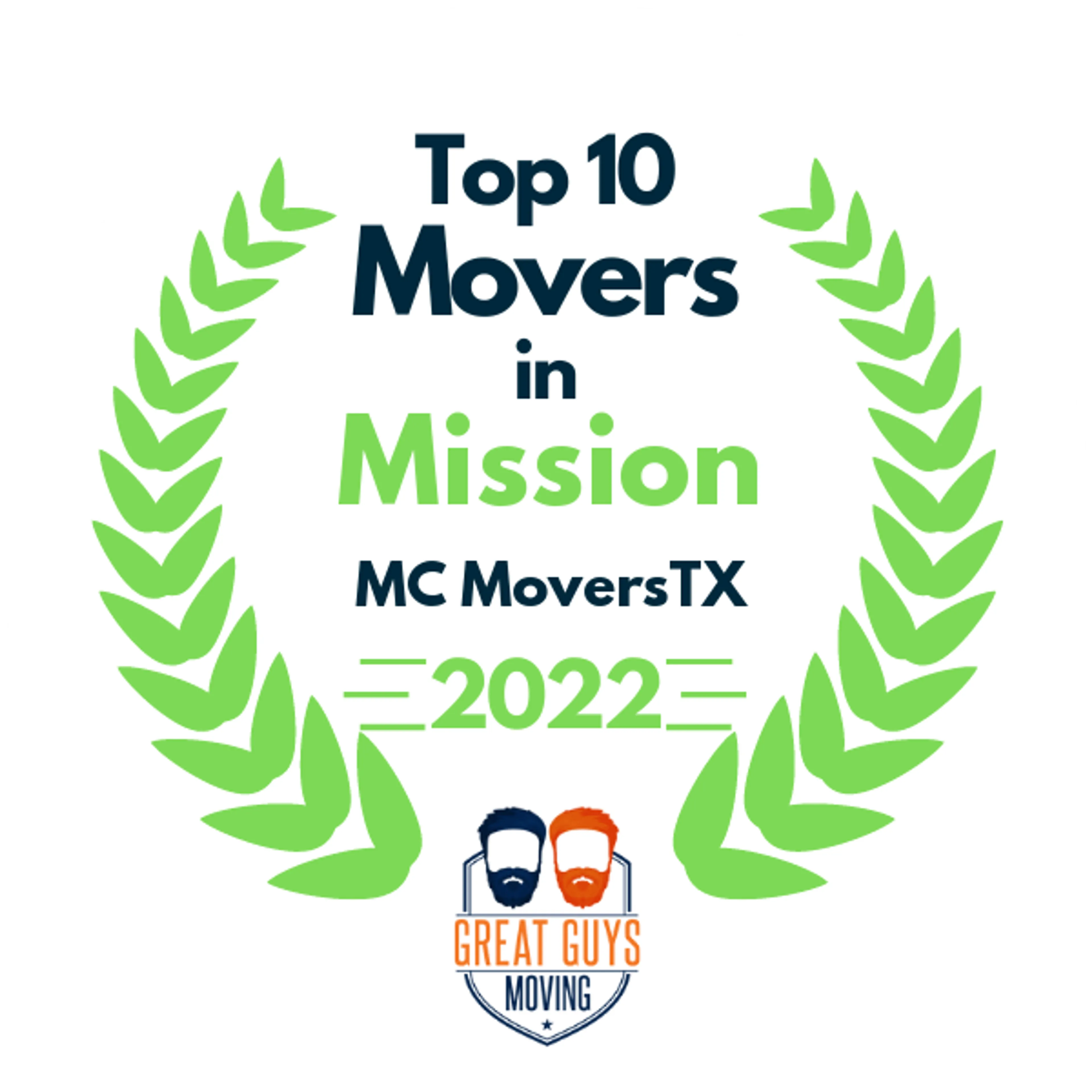 Top 10 Movers in Houston, TX 2022 award