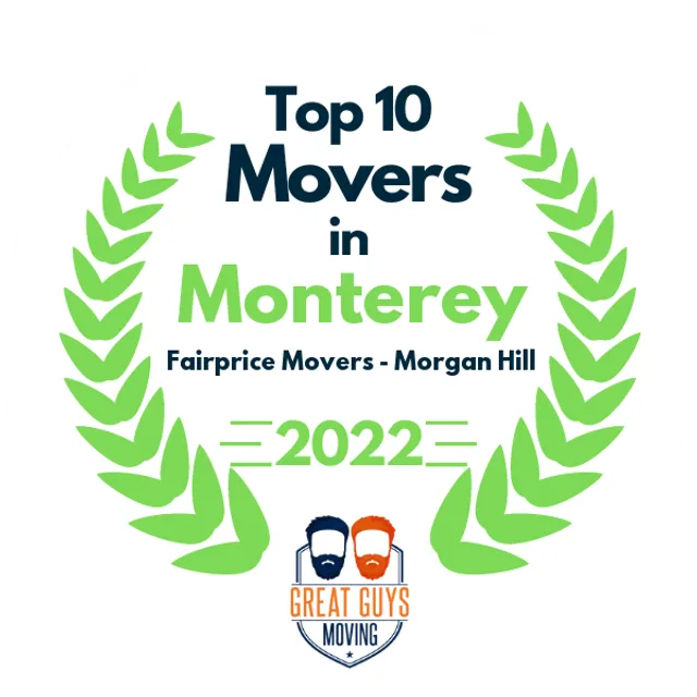 Top 10 Movers in Santa Cruz, CA 2022 award