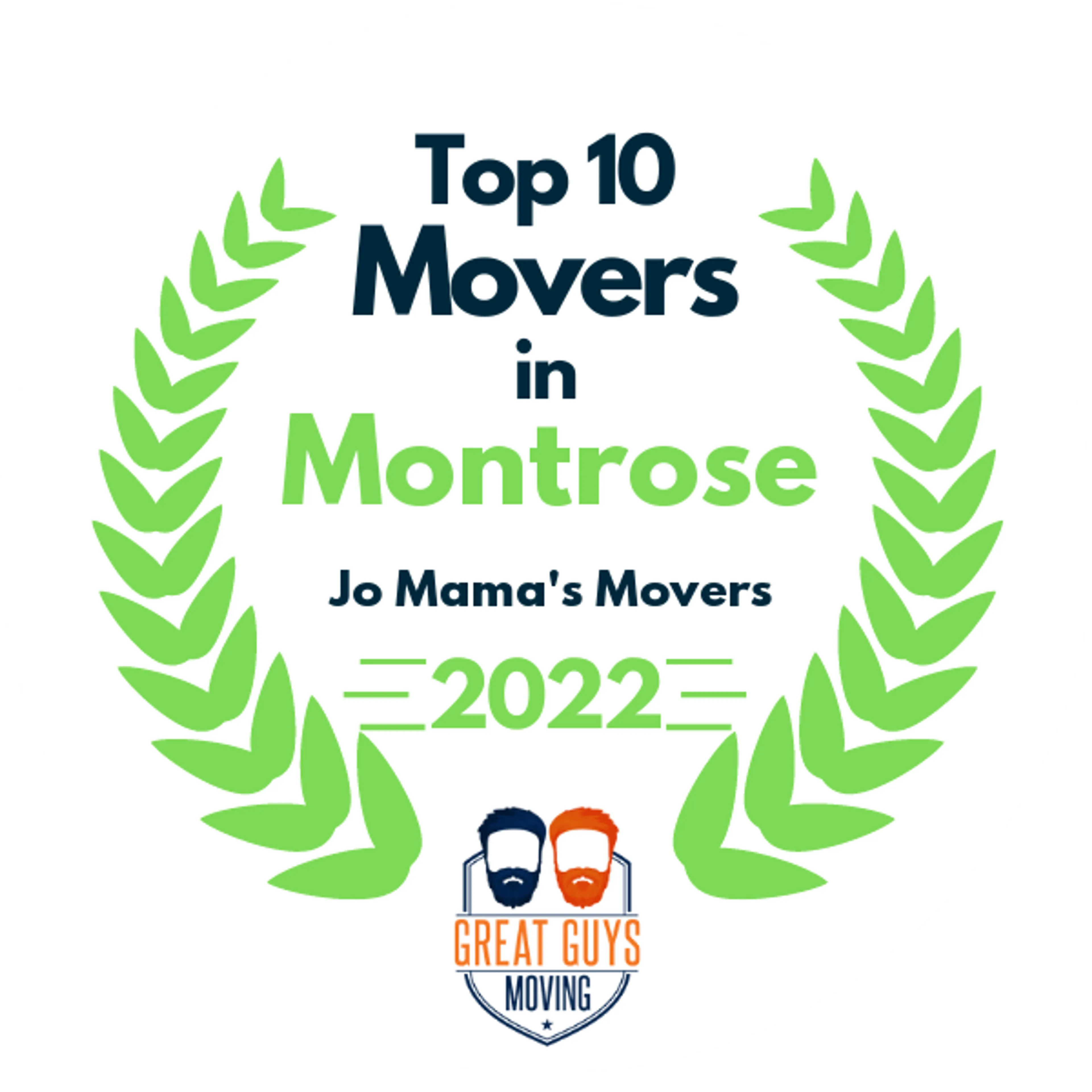 Top 10 Movers in Montrose, CO 2022 award
