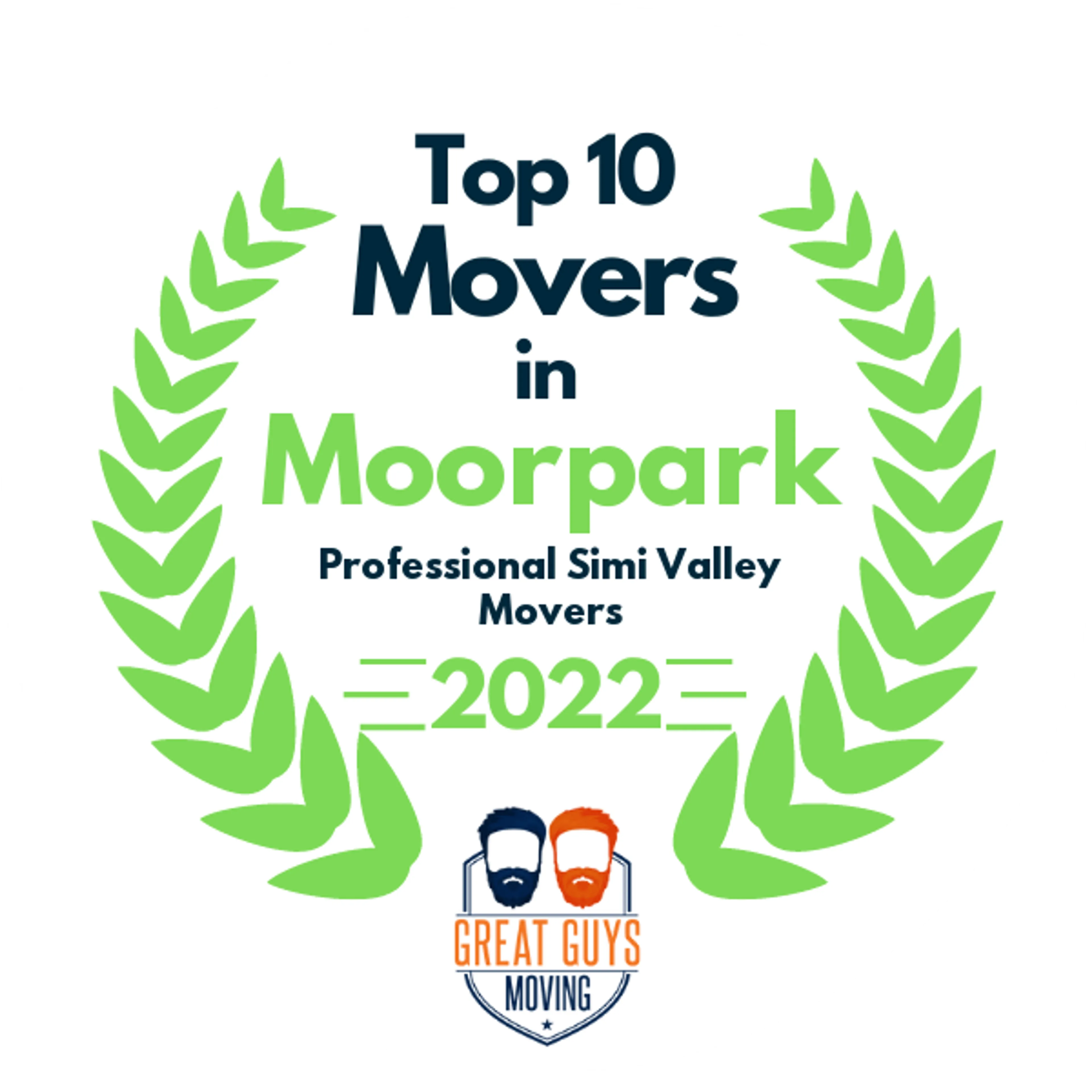 Top 10 Movers in Santa Clarita, CA 2022 award
