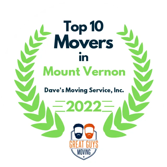 Top 10 Movers in Yonkers, NY 2022 award