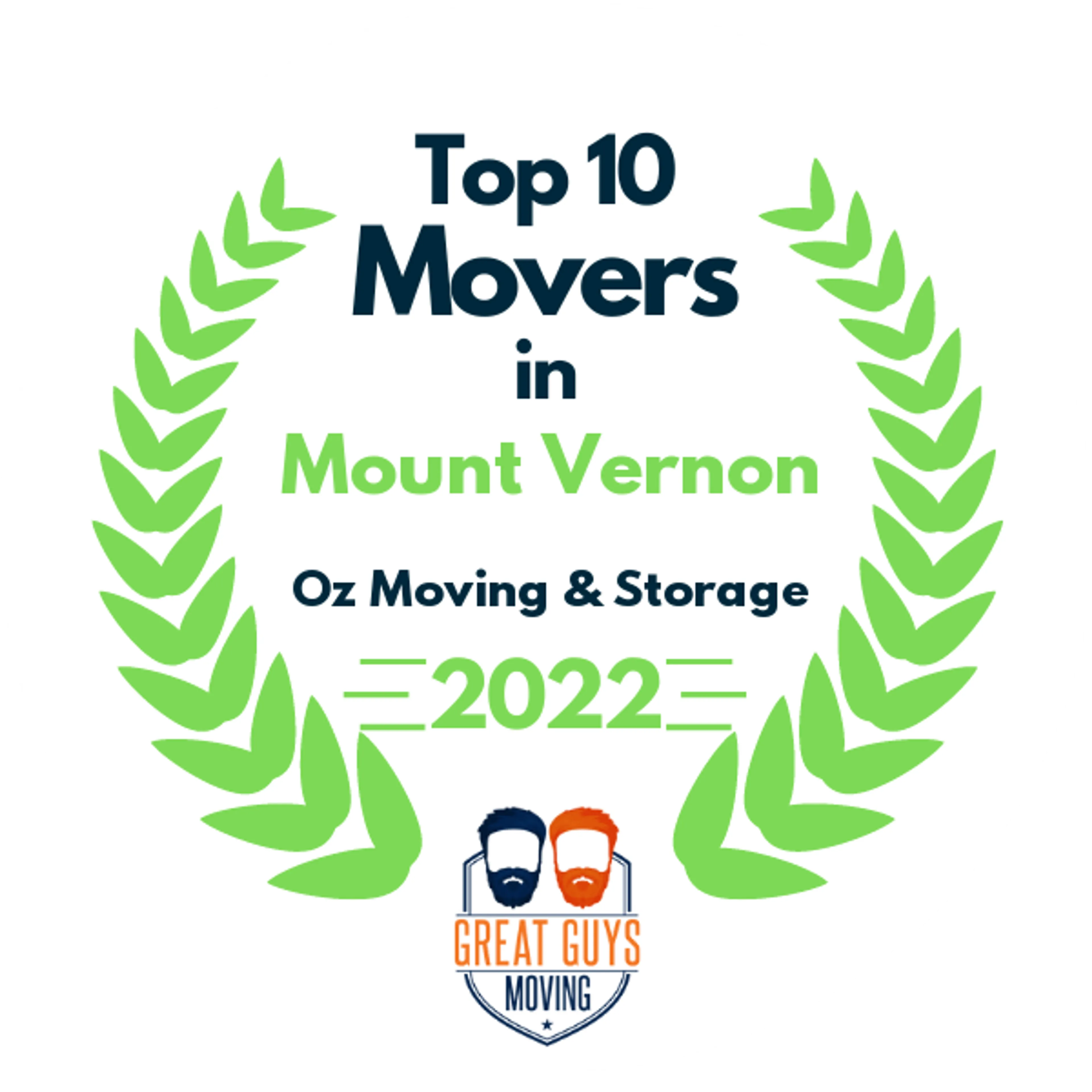 Top 10 Movers in Tarrytown, NY 2022 award