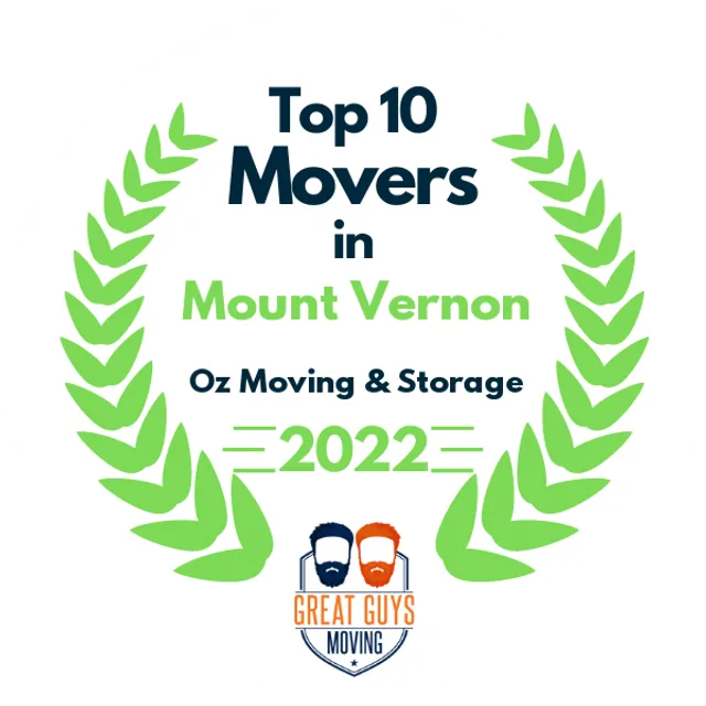 Top 10 Movers in Yonkers, NY 2022 award