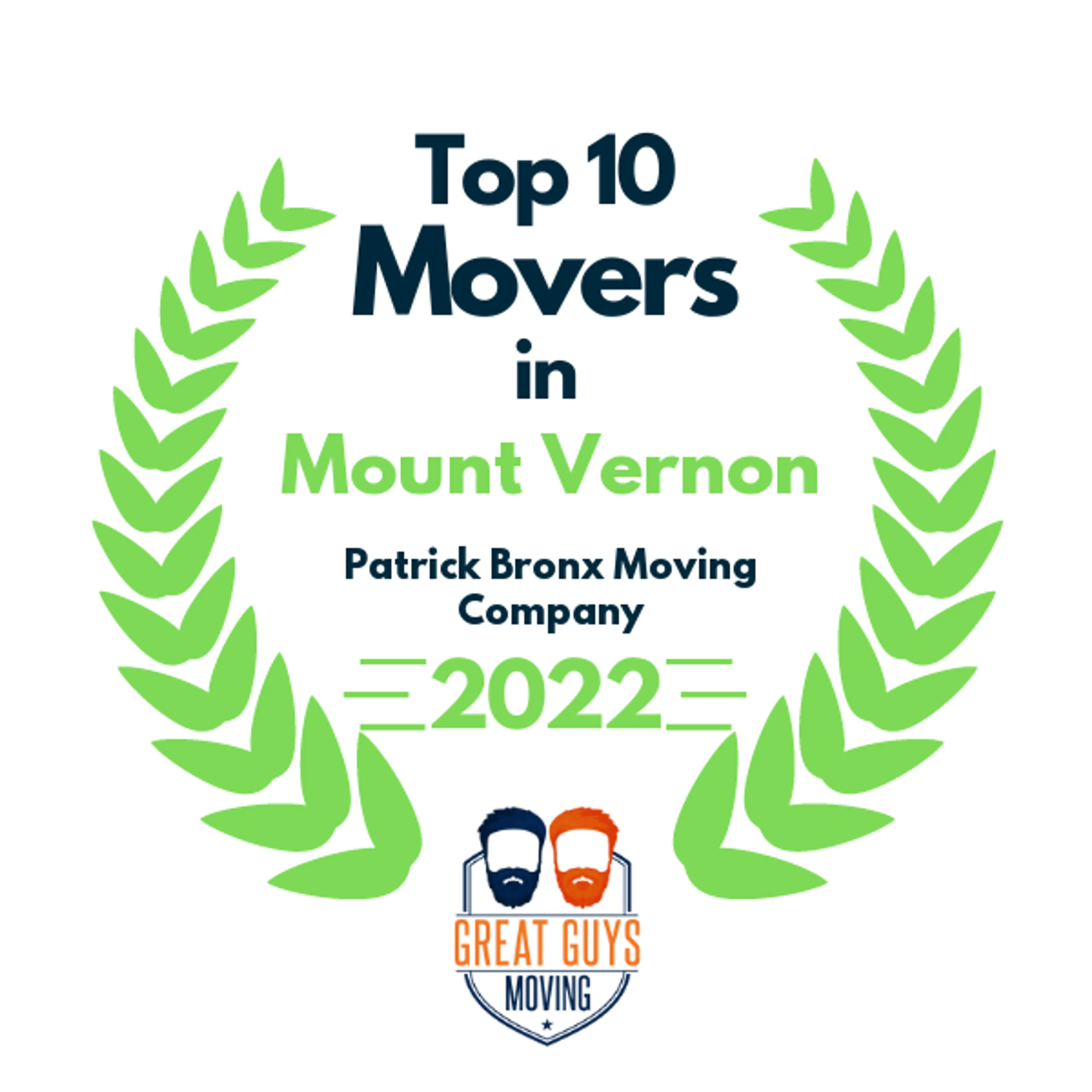 Top 10 Movers in New York City, NY 2022 award
