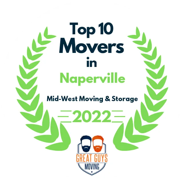 Top 10 Movers in Chicago, IL 2022 award