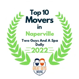 top 10 ranked movers in naperville 2022 two guys and a spa dolly image