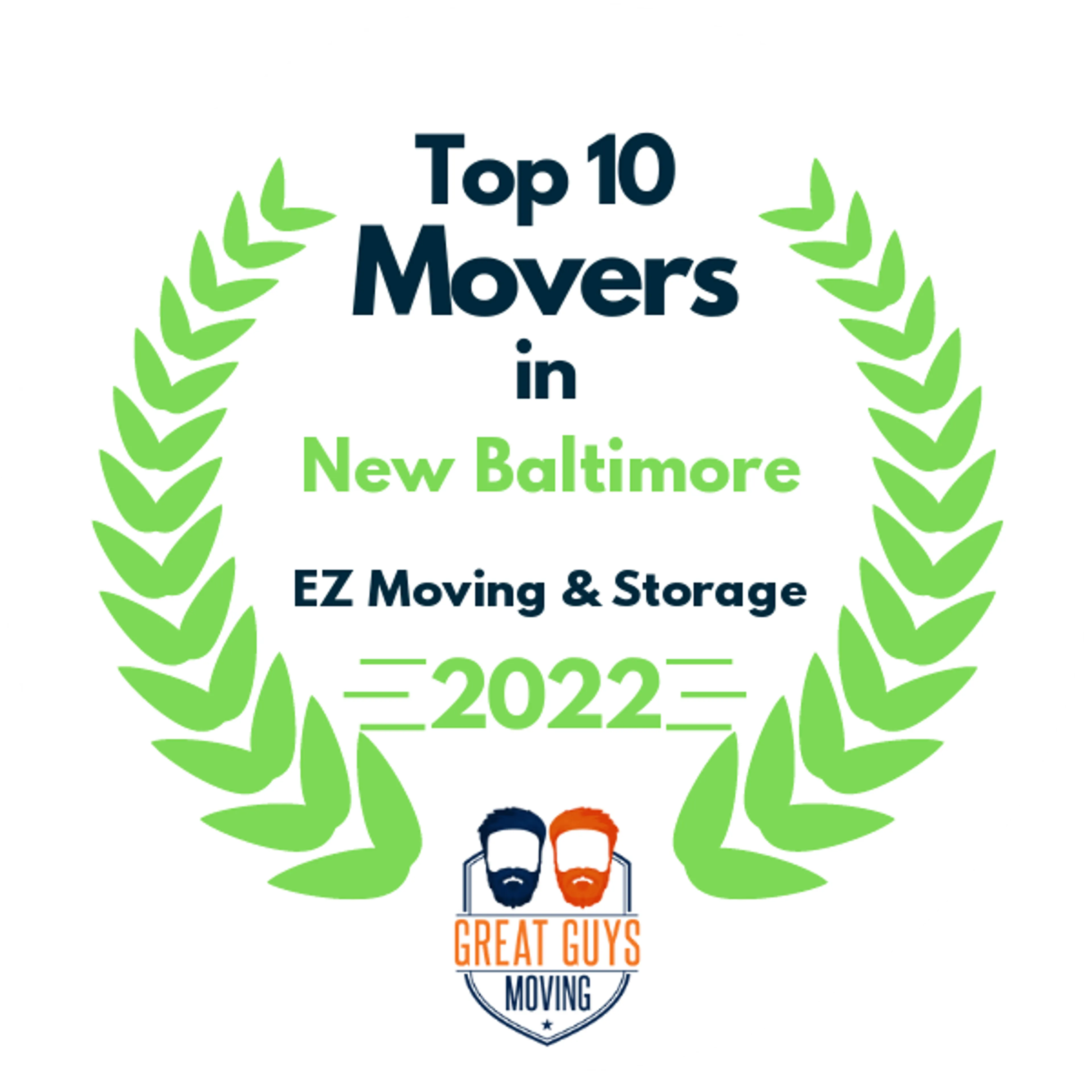 Top 10 Movers in Warren, MI 2022 award