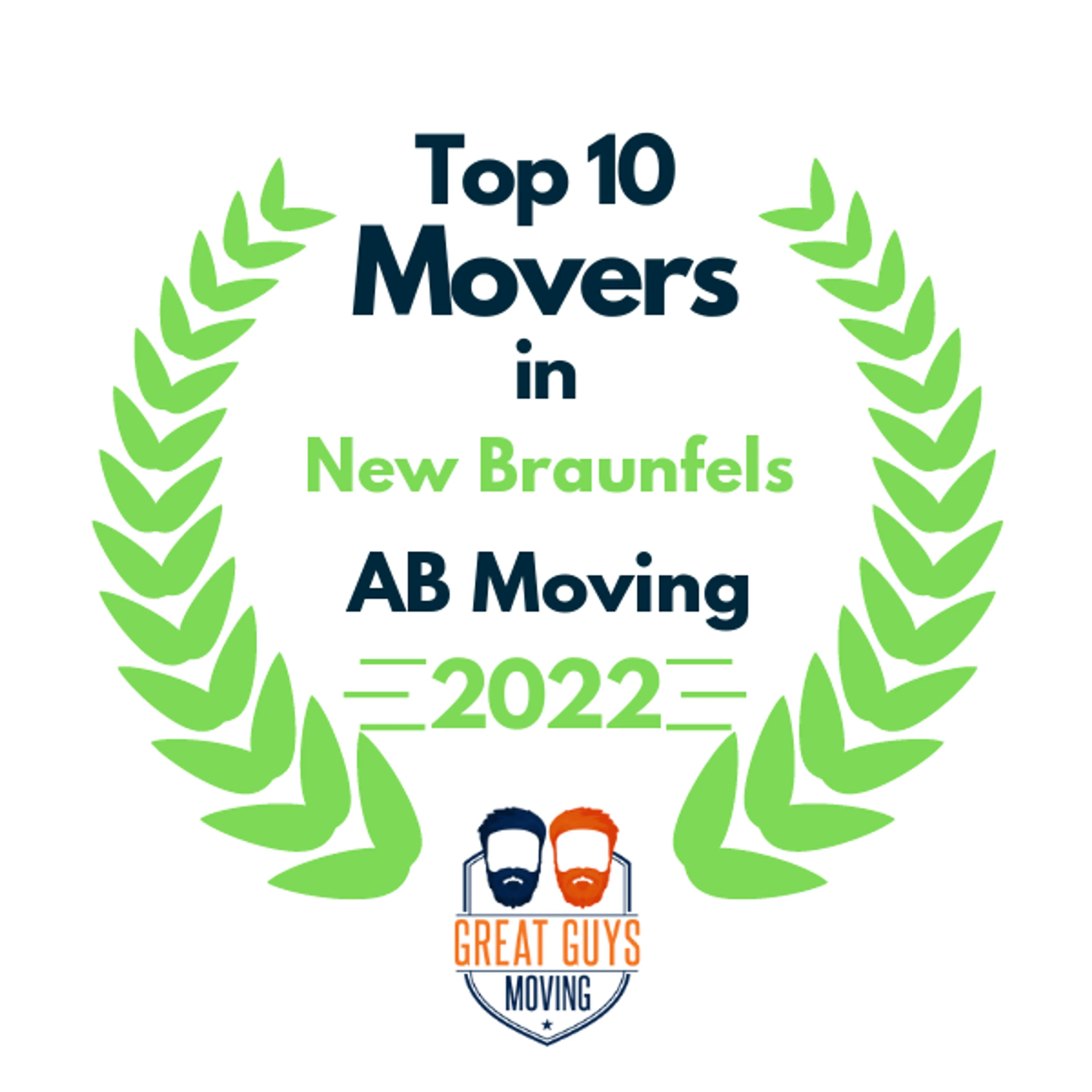 Top 10 Movers in San Antonio, TX 2022 award