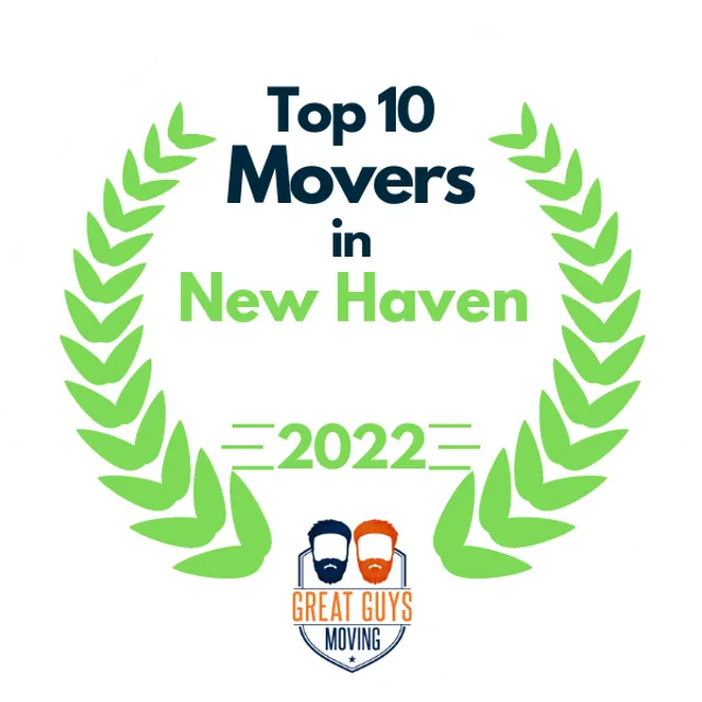 Top 10 Movers in New Haven, CT 2022 award