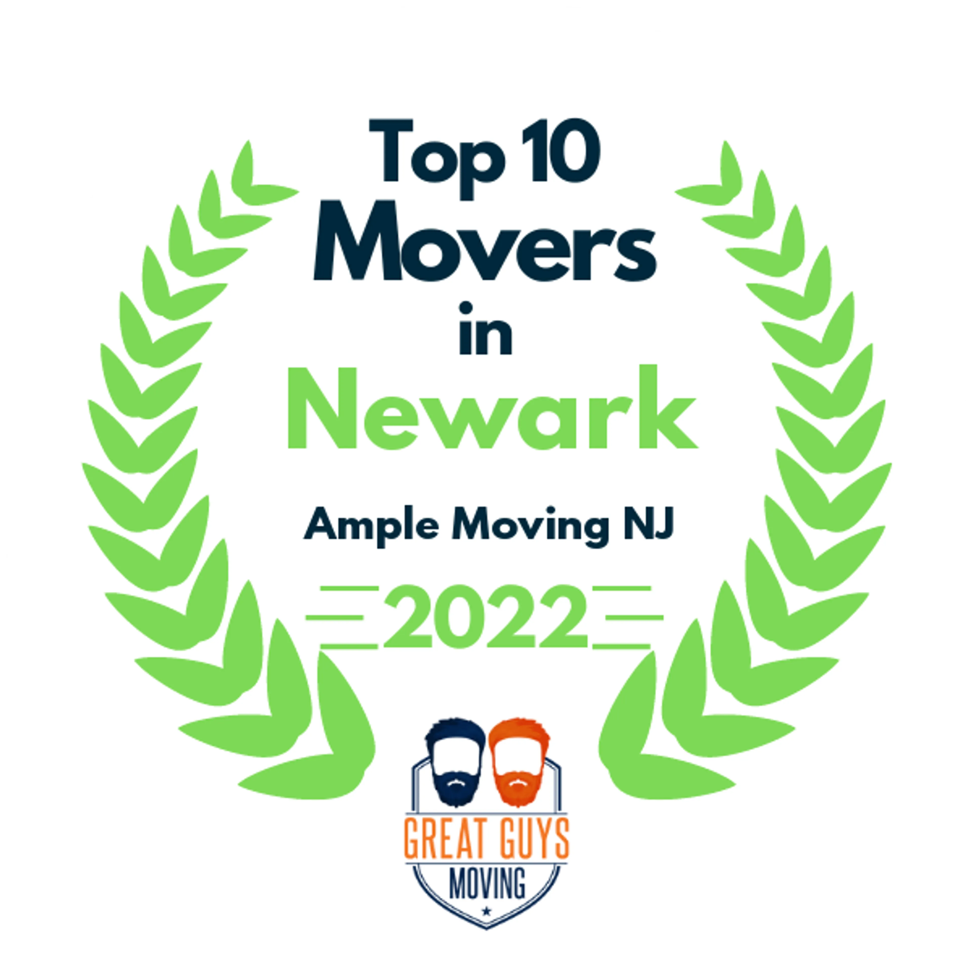 Top 10 Movers in Jersey City, NJ 2022 award