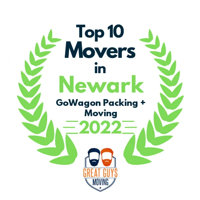 Top 10 Movers in Newark, NJ 2022 award