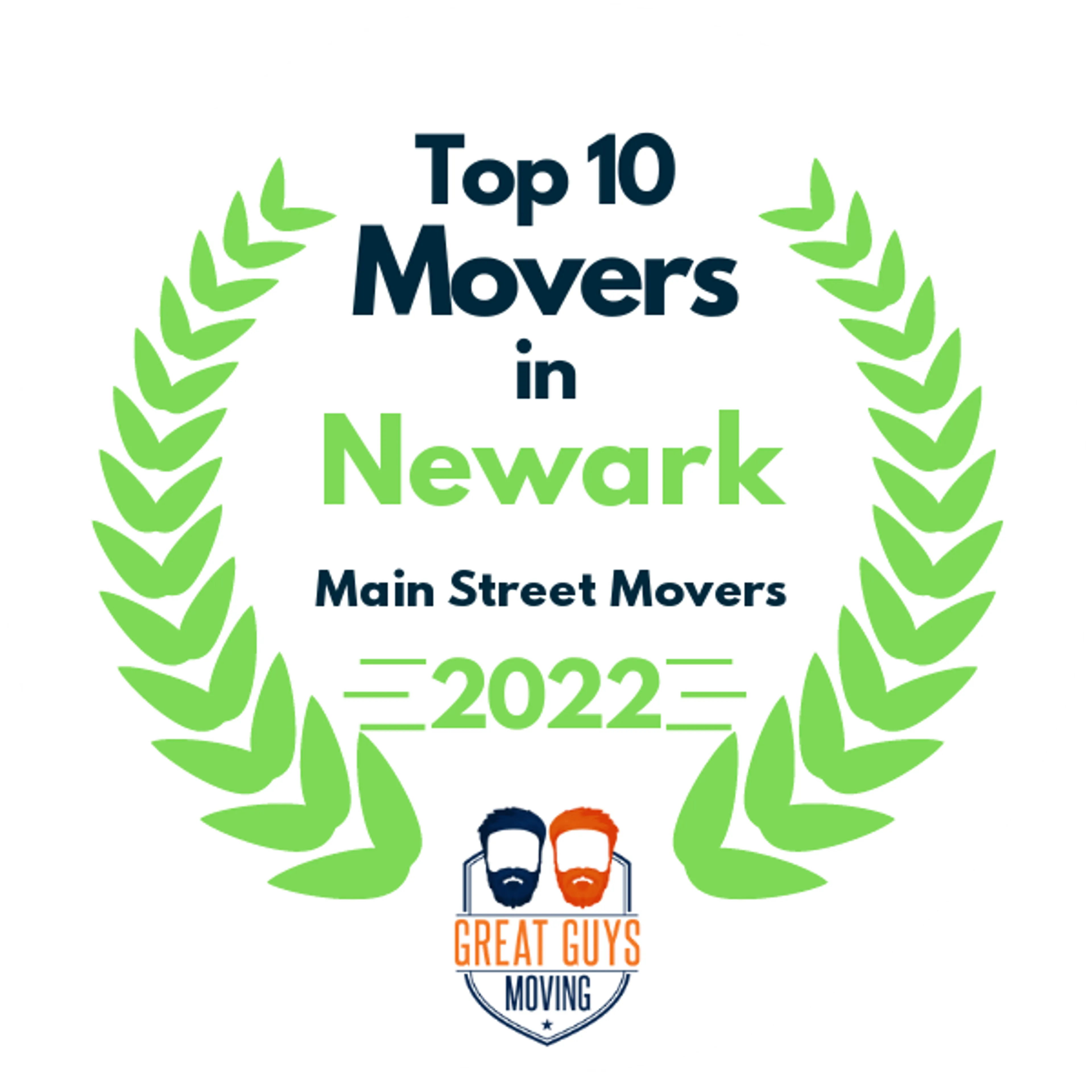Top 10 Movers in Newark, NJ 2022 award