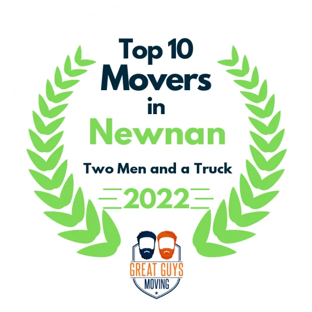 Top 10 Movers in South Fulton, GA 2022 award