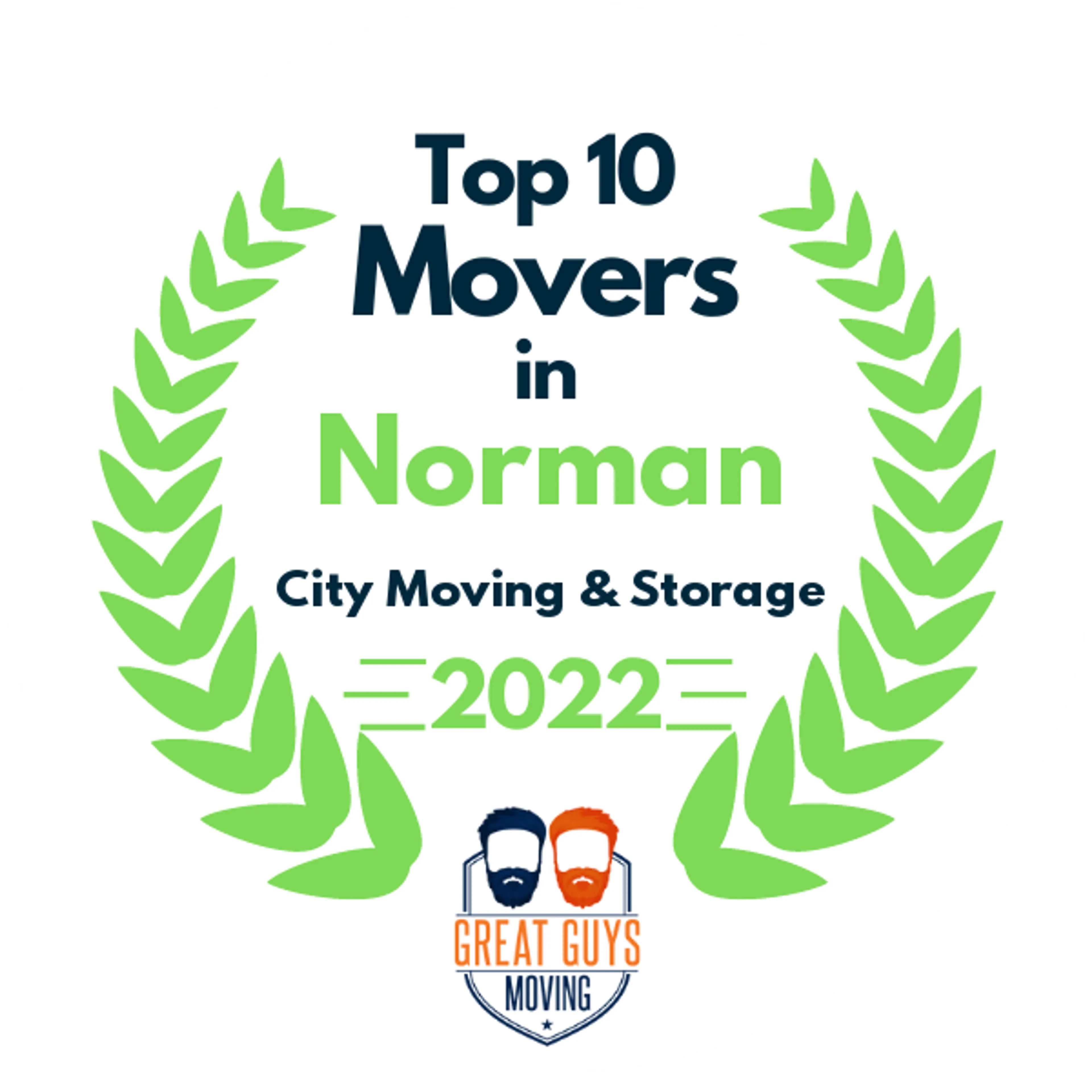 Top 10 Movers in Moore, OK 2022 award