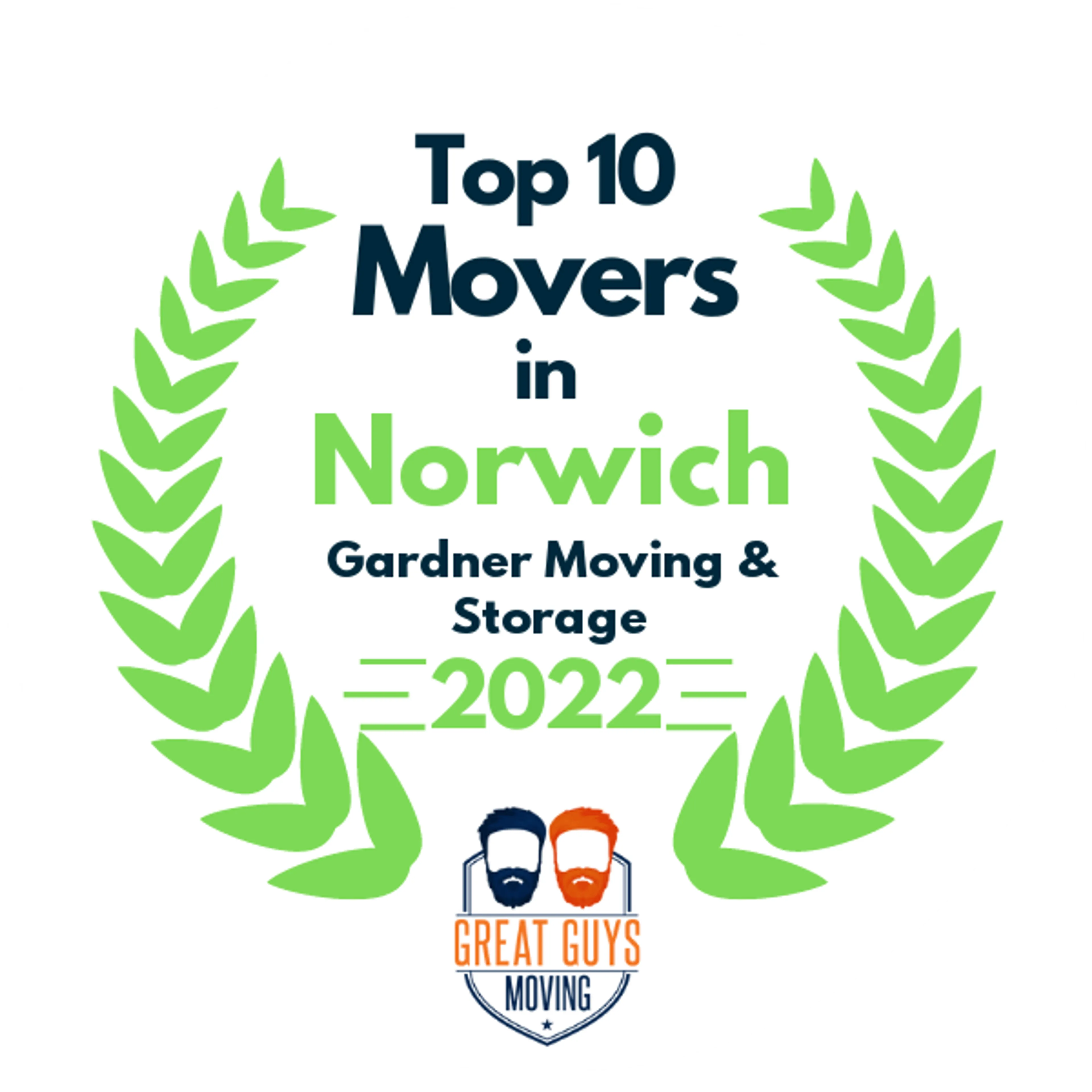 Top 10 Movers in New Britain, CT 2022 award