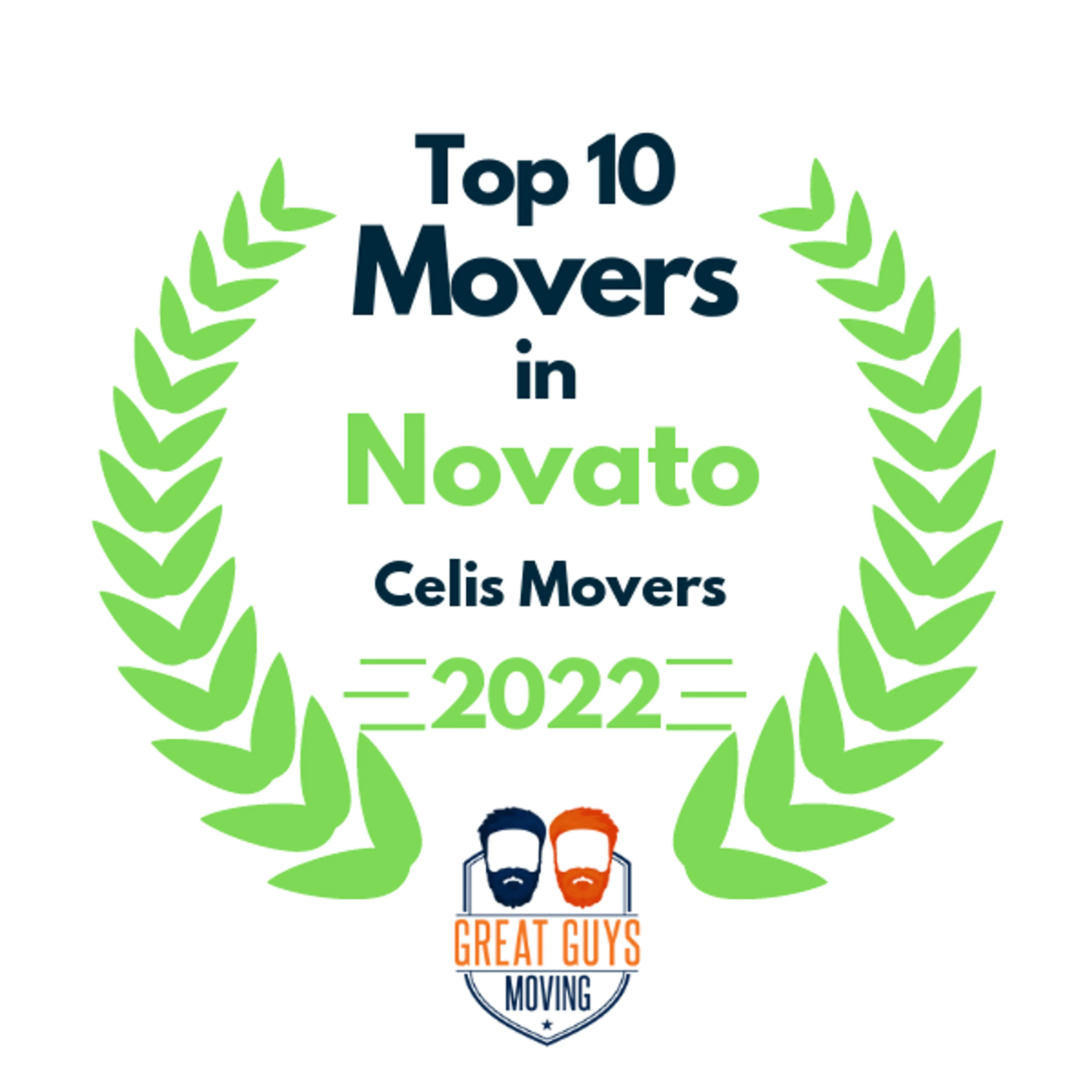 Top 10 Movers in Santa Rosa, CA 2022 award