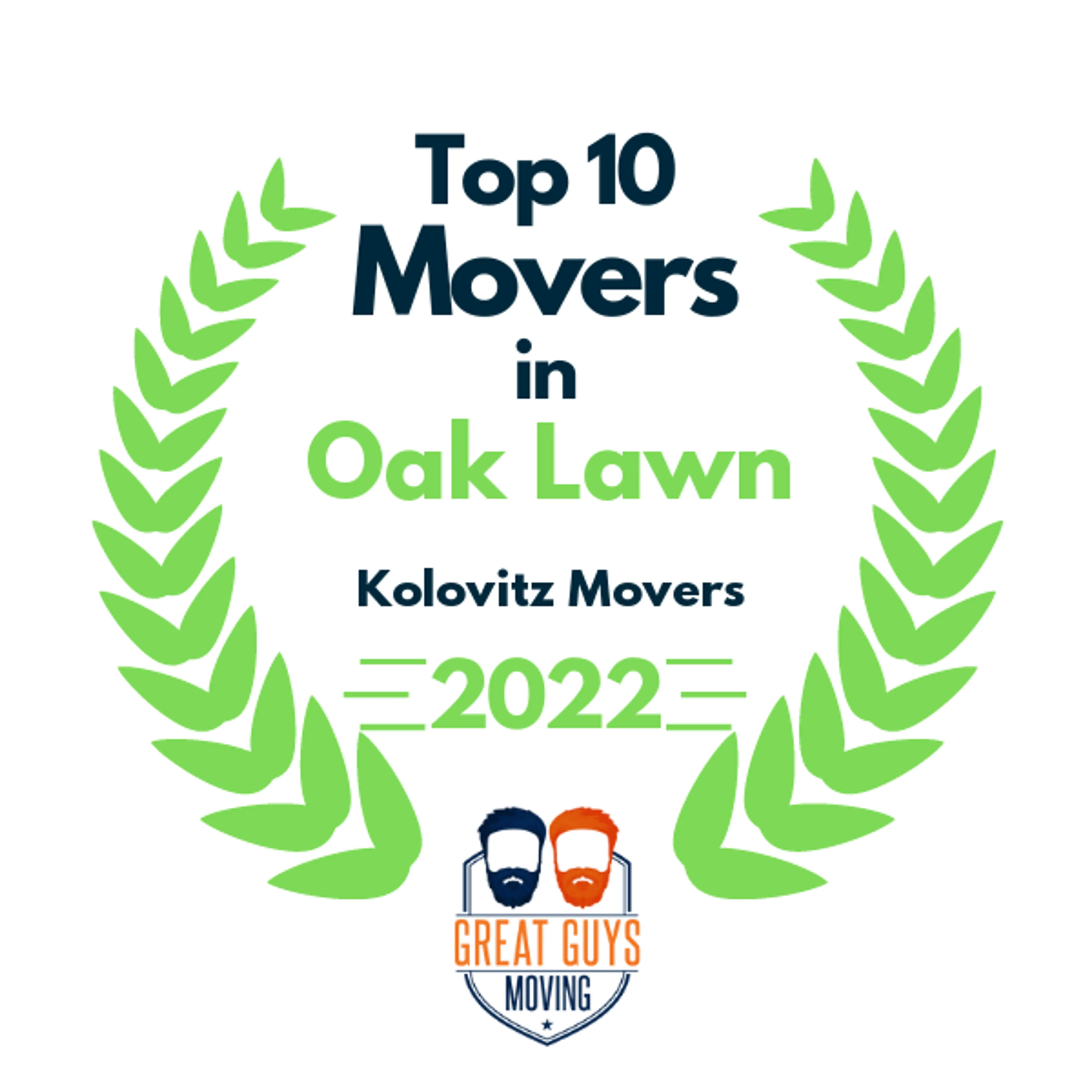 Top 10 Movers in Chicago, IL 2022 award