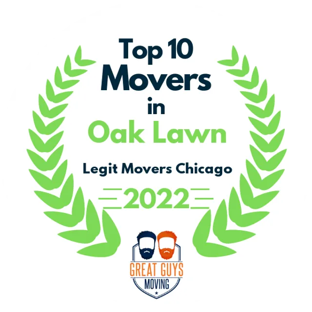 Top 10 Movers in Chicago, IL 2022 award