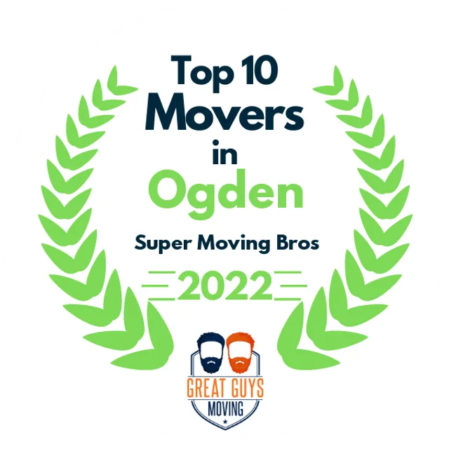 Top 10 Movers in Salt Lake City, UT 2022 award