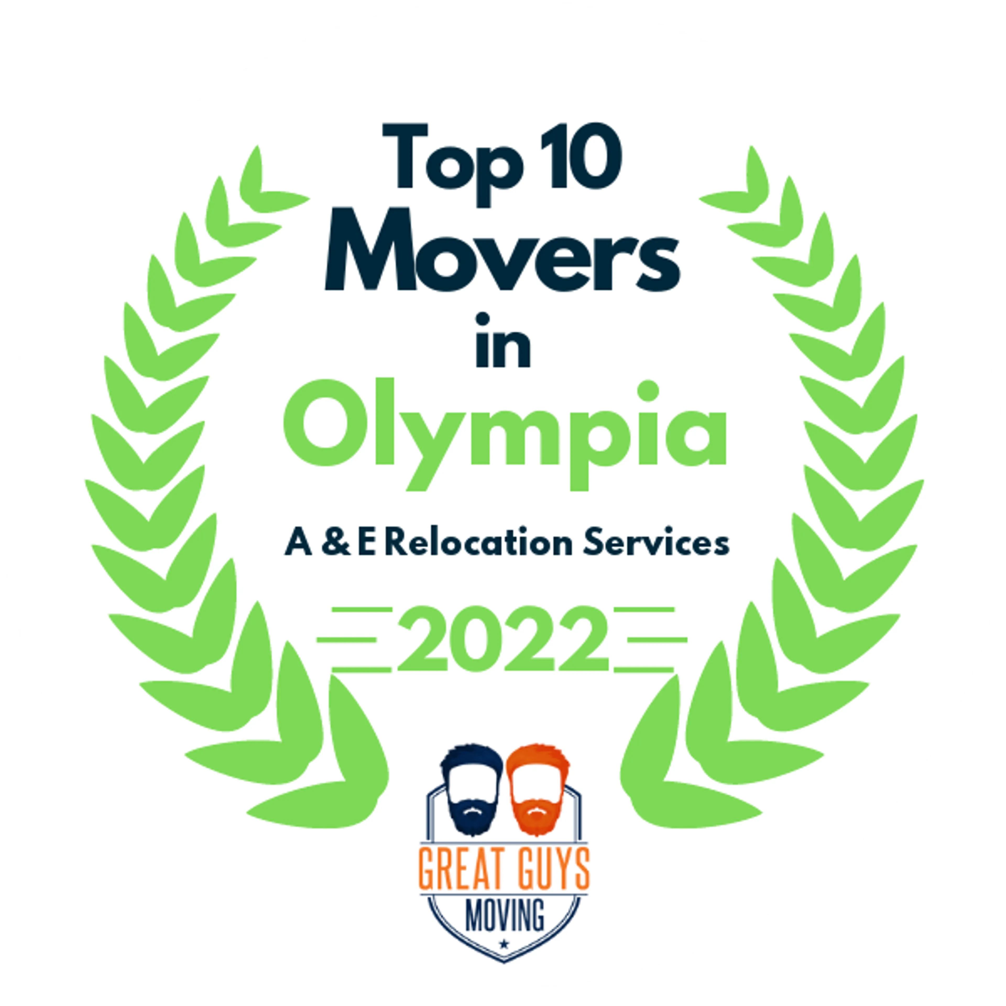 Top 10 Movers in Tacoma, WA 2022 award