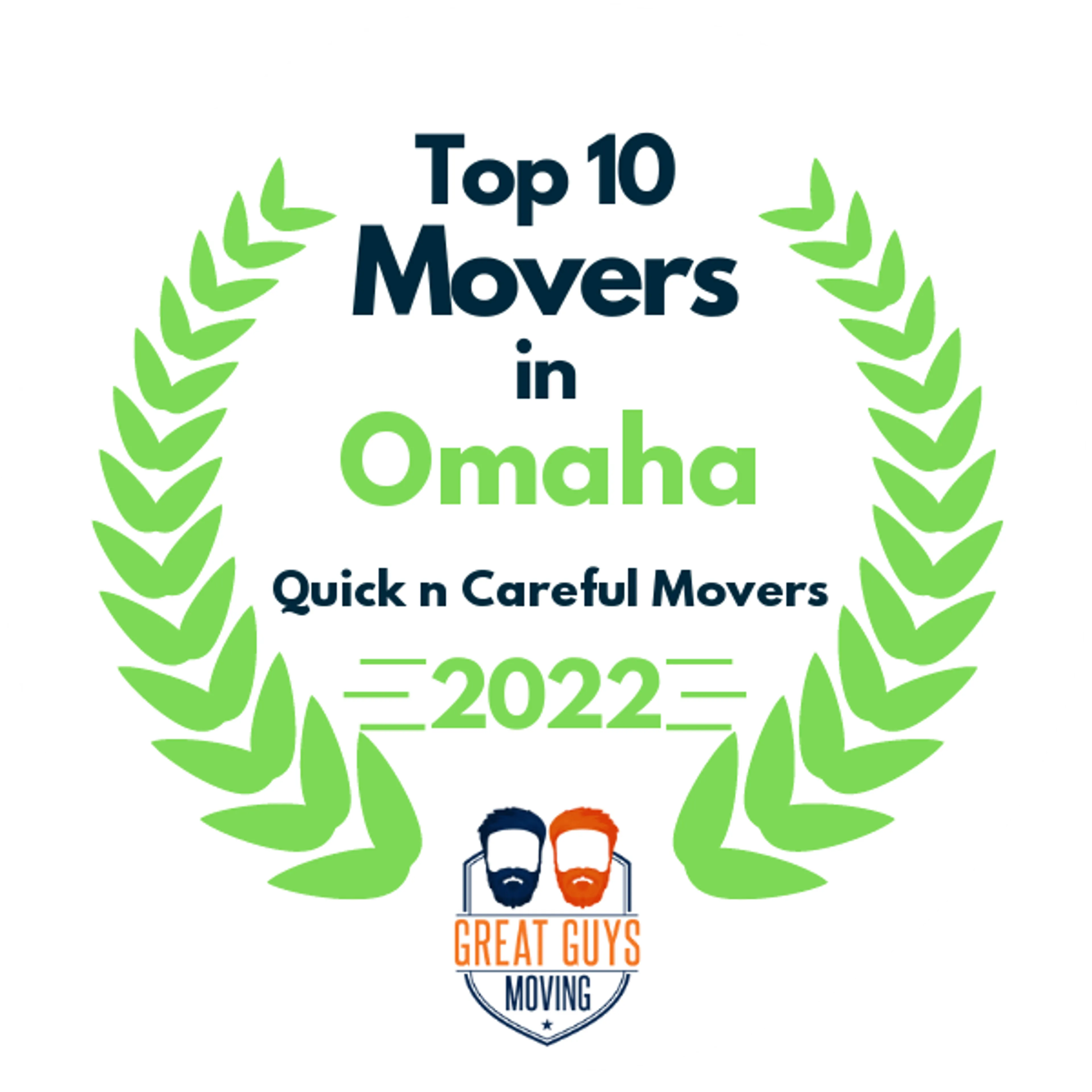 Top 10 Movers in Omaha, NE 2022 award