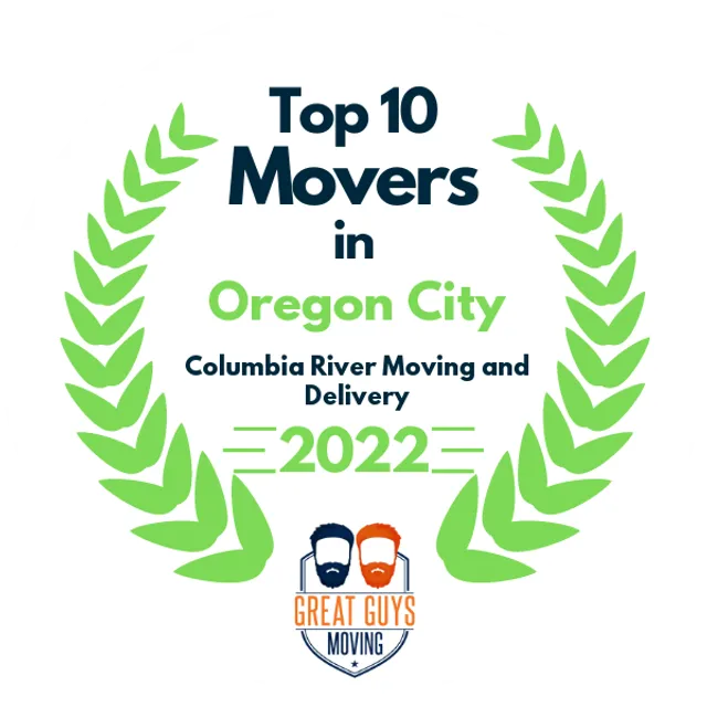 Top 10 Movers in Portland, OR 2022 award