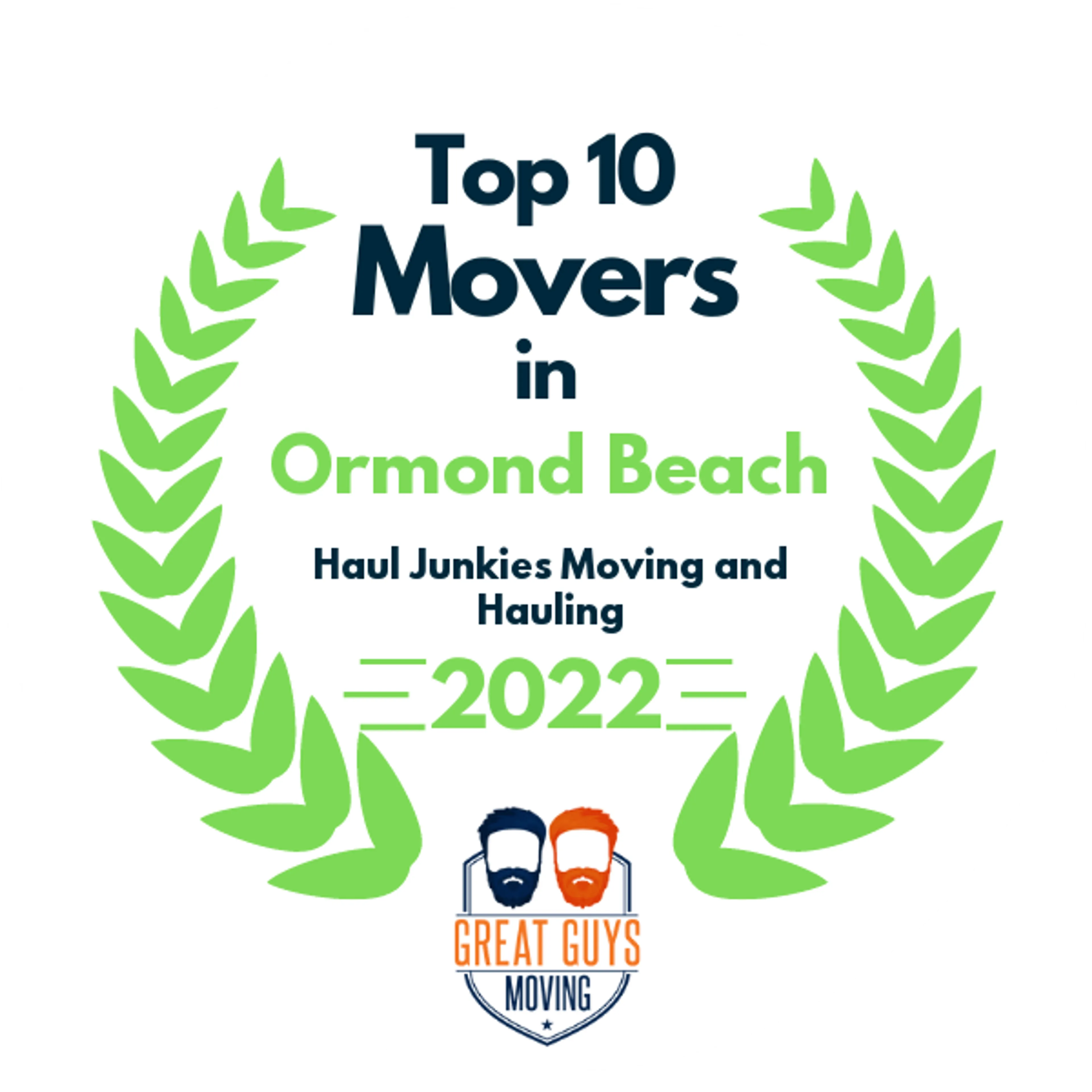 Top 10 Movers in Deltona, FL 2022 award