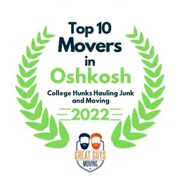 top 10 ranked movers in oshkosh 2022 college hunks hauling junk and moving image