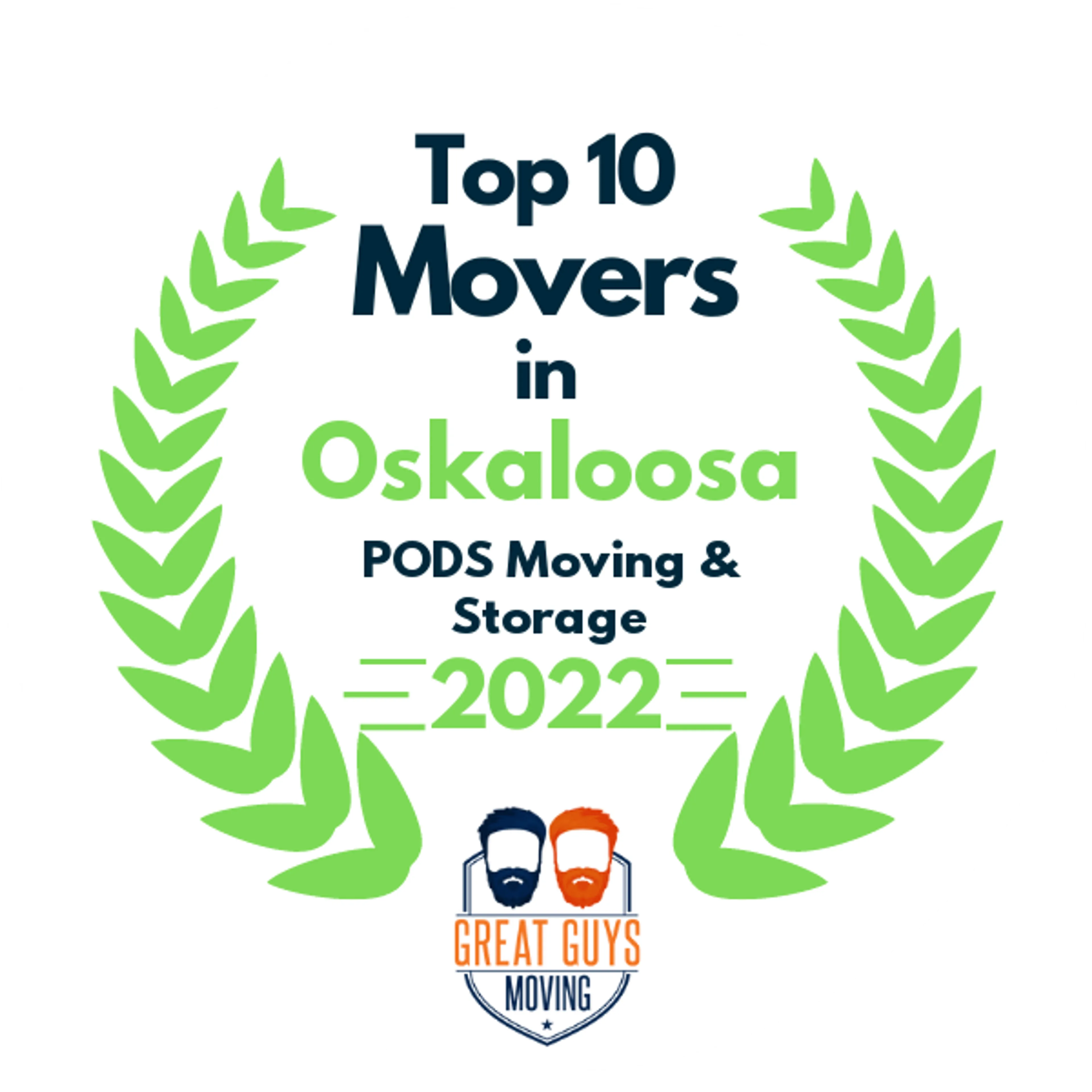 Top 10 Movers in Des Moines, IA 2022 award