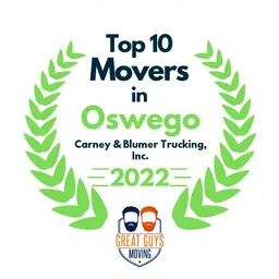 top 10 ranked movers in oswego 2022 carney blumer trucking inc image